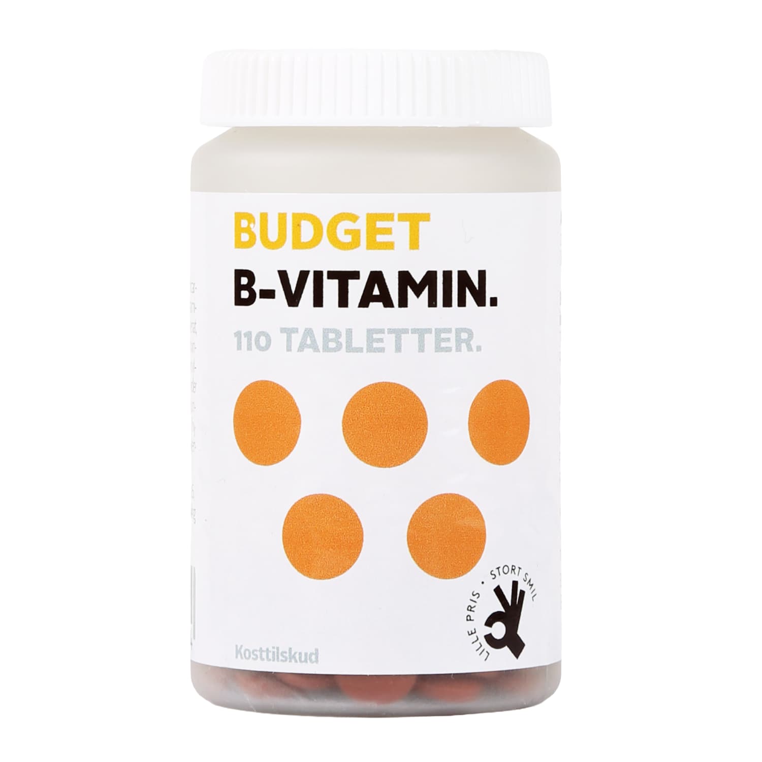 Maisto papildas vitaminas B BUDGET, 110 kaps.