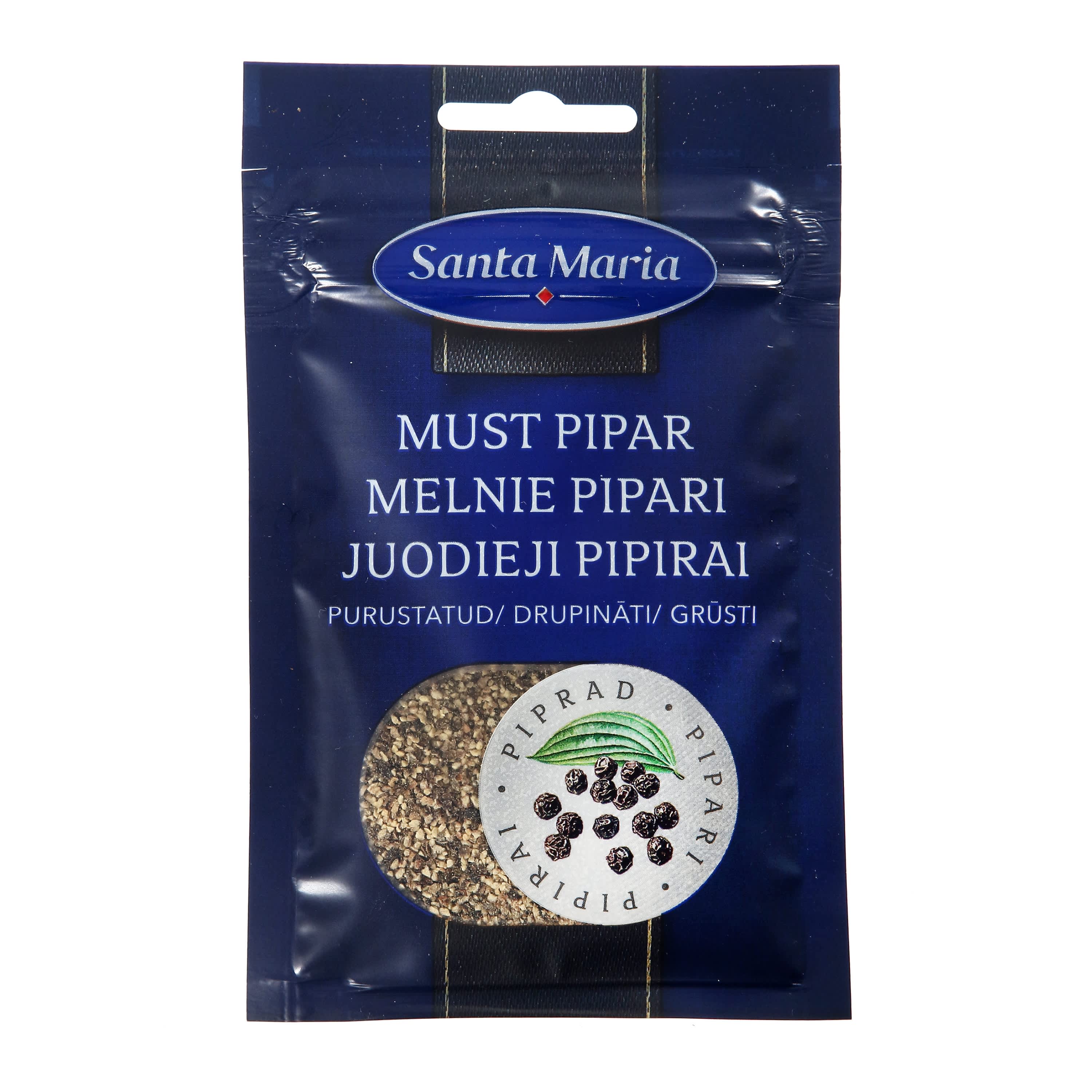 Дробленый черный перец SANTA MARIA, 18г