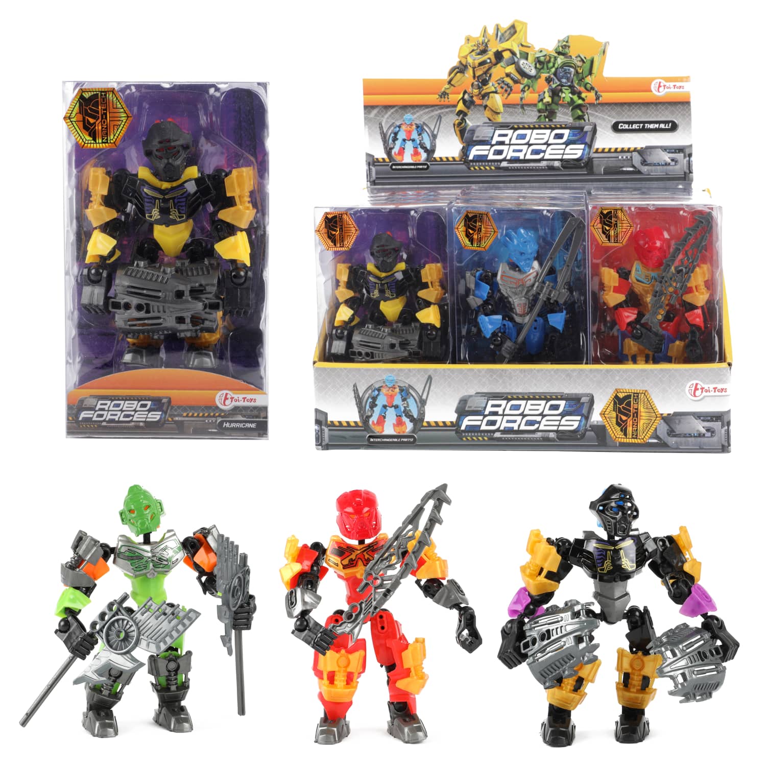 Transform.ROBOFORCES WARRIOR, 6vnt.,SS26