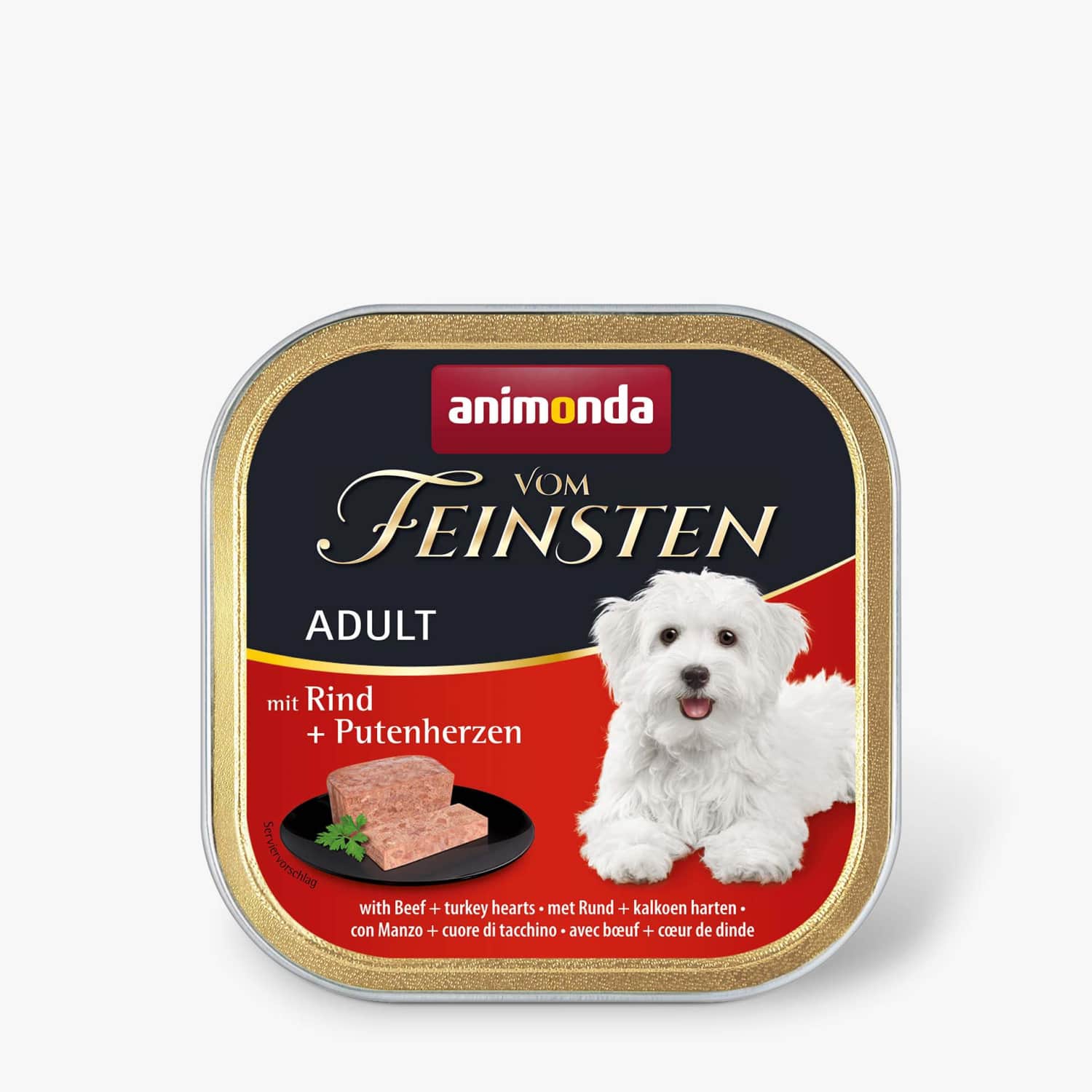 Консервированный корм для собак ANIMONDA, говядина, индейка, 150 g
