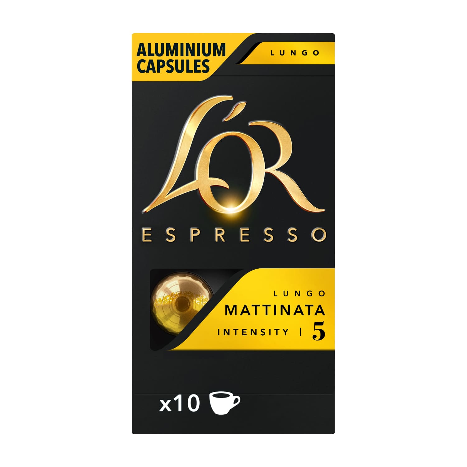 Kavos kapsulės LOR MATTINATA, 10 vnt. 52 g