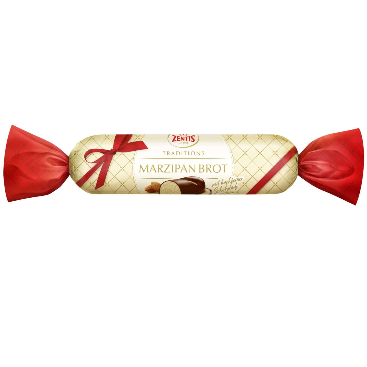 Марципановая конфета ZENTIS, в шоколадной глазури, 100 г