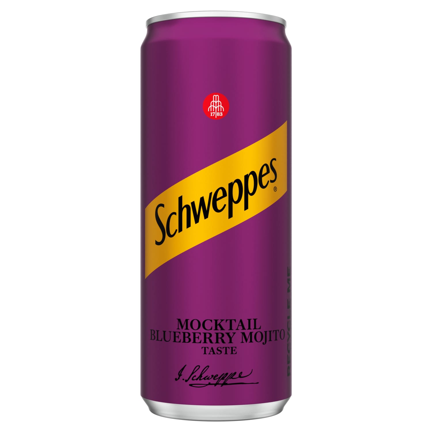 Газированный напиток SCHWEPPES BLUEBERRY MOJITO, 330 мл