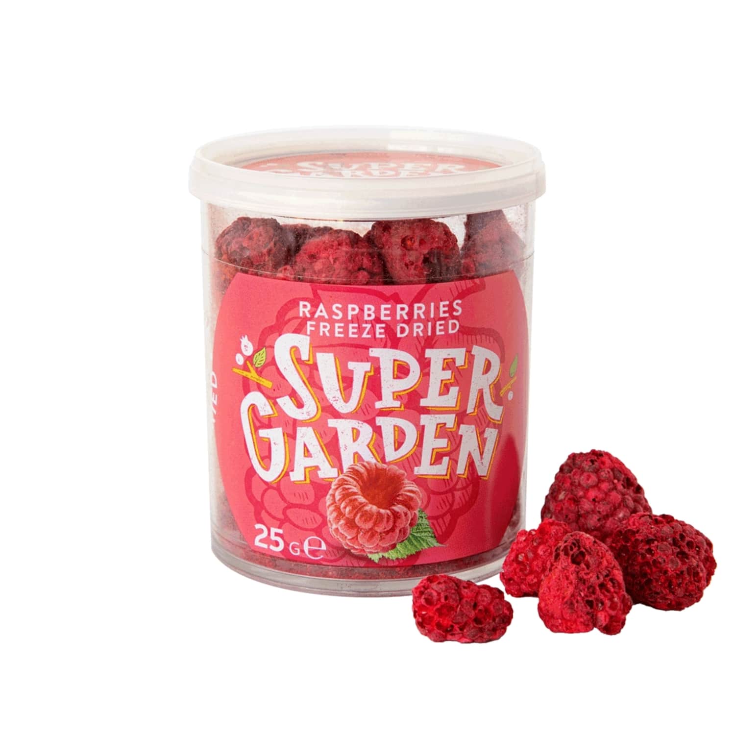 Сублимированные малины SUPERGARDEN, 25 г
