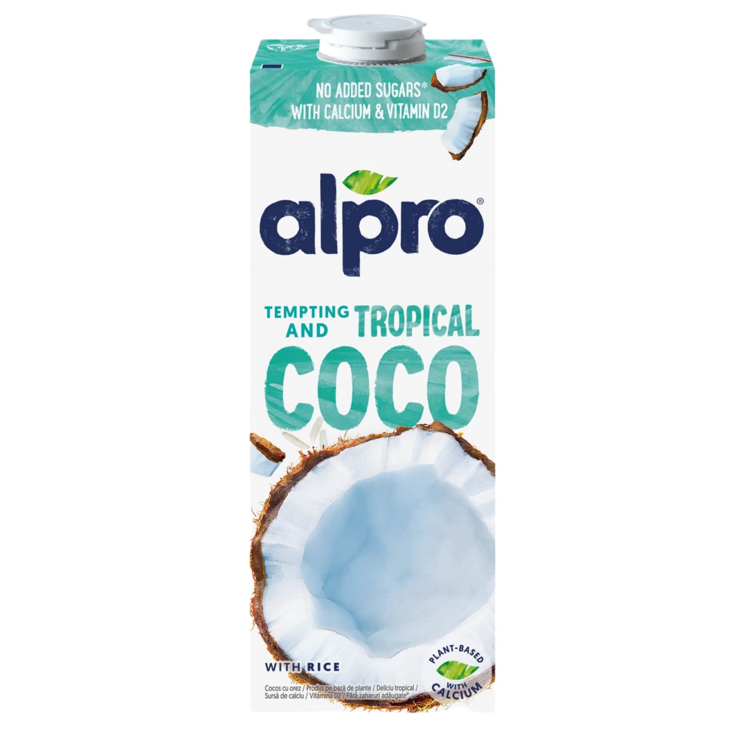 Кокосовый и рисовый напиток без лактозы ALPRO, 1 л