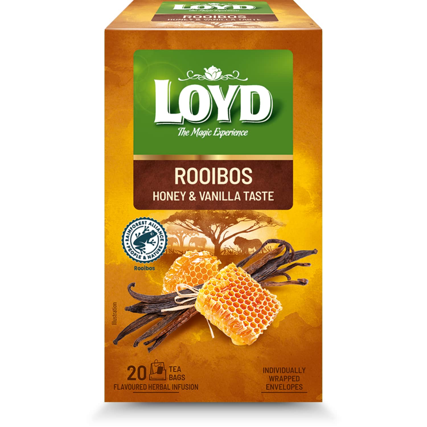 Red honey, vanilla flavor tea LOYD, 40 g