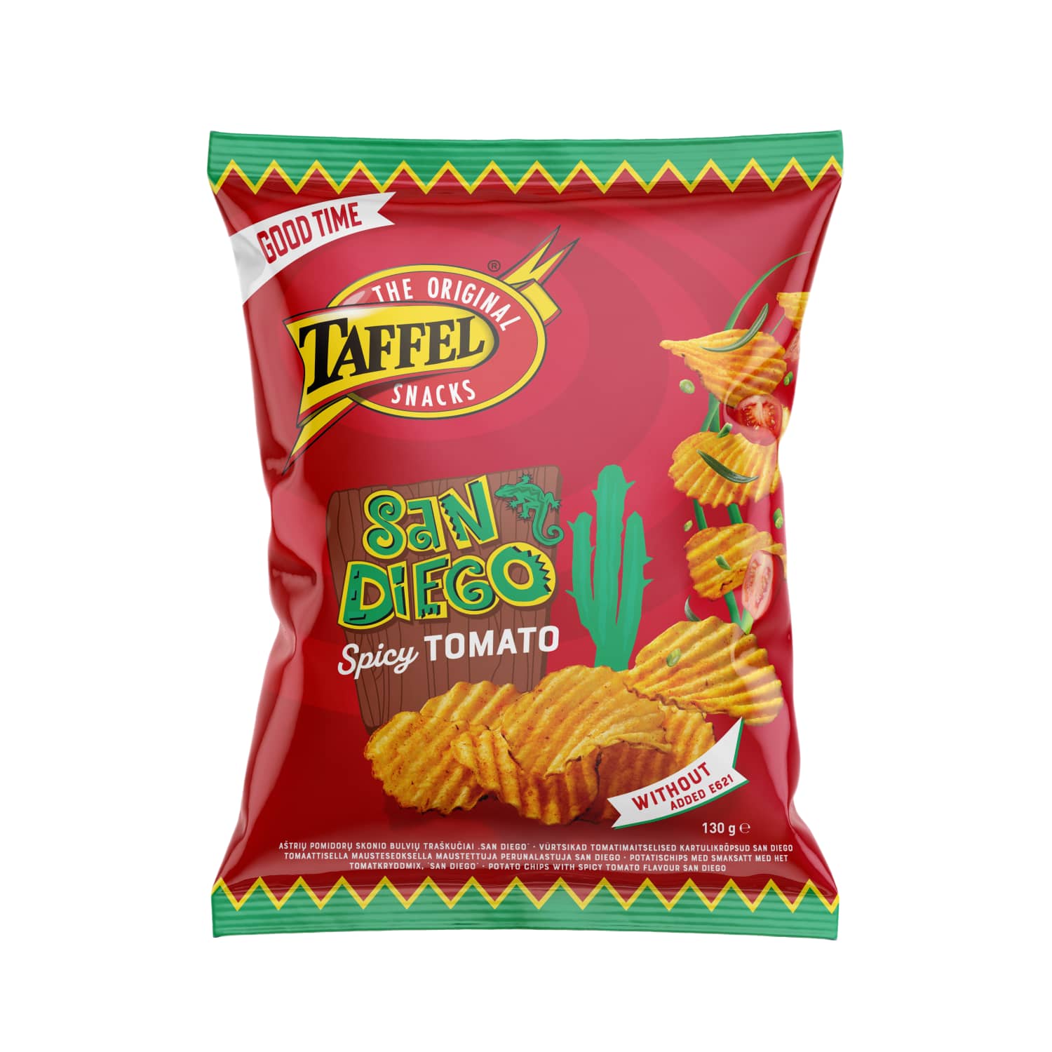 Potato chips TAFFEL SAN DIEGO, 130 g