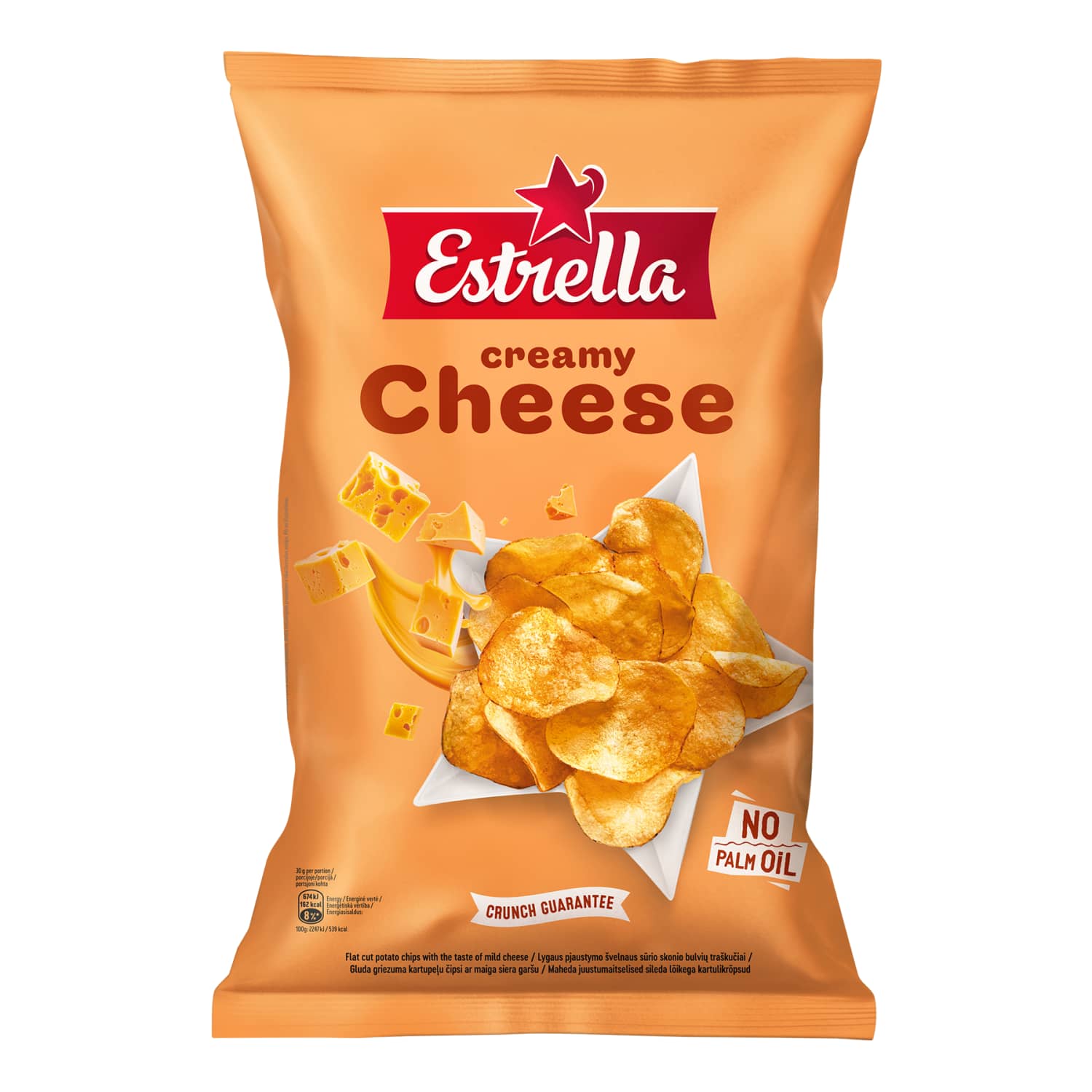 Bulvių traškučiai sūrio sk. ESTRELLA, 240 g