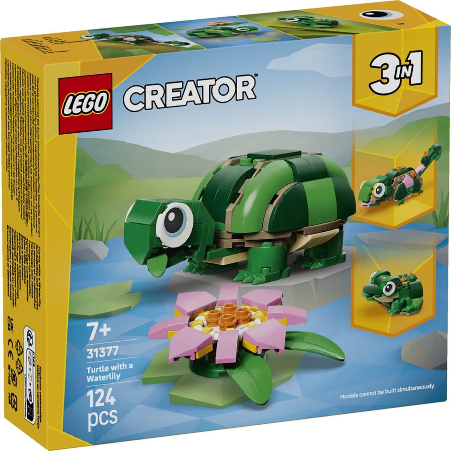 Konstr. LEGO Vėžlys Su Lelijos Žiedu 31377