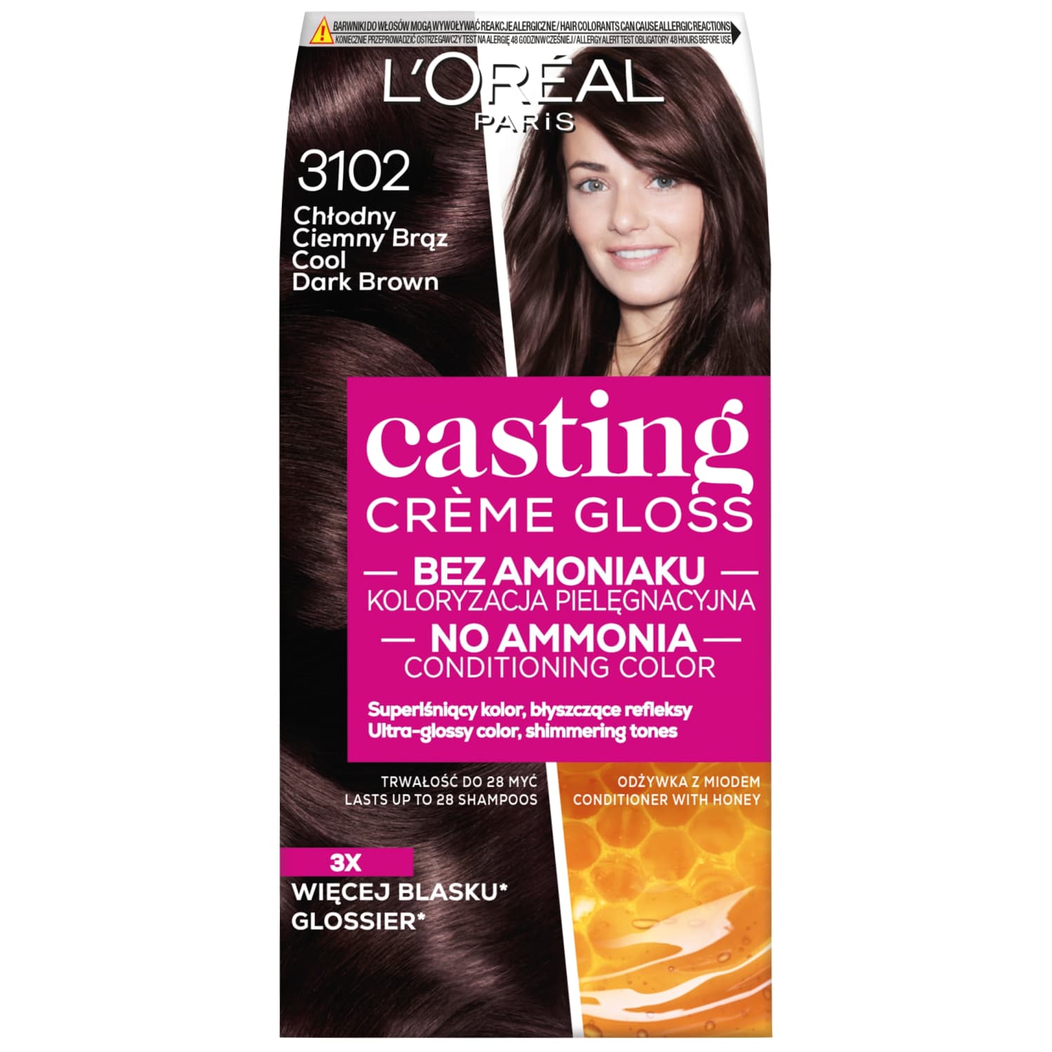 Краска для волос Casting Creme Gloss #3102