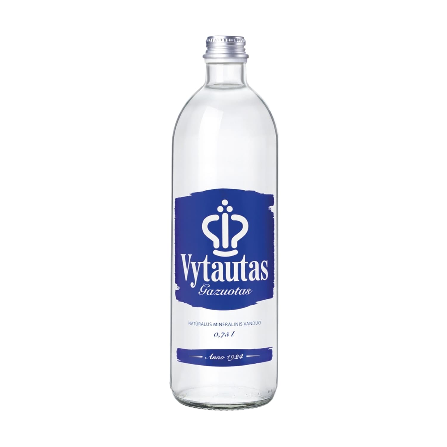 Газированная, натуральная минеральная вода VYTAUTAS, 0,75 л, стол.