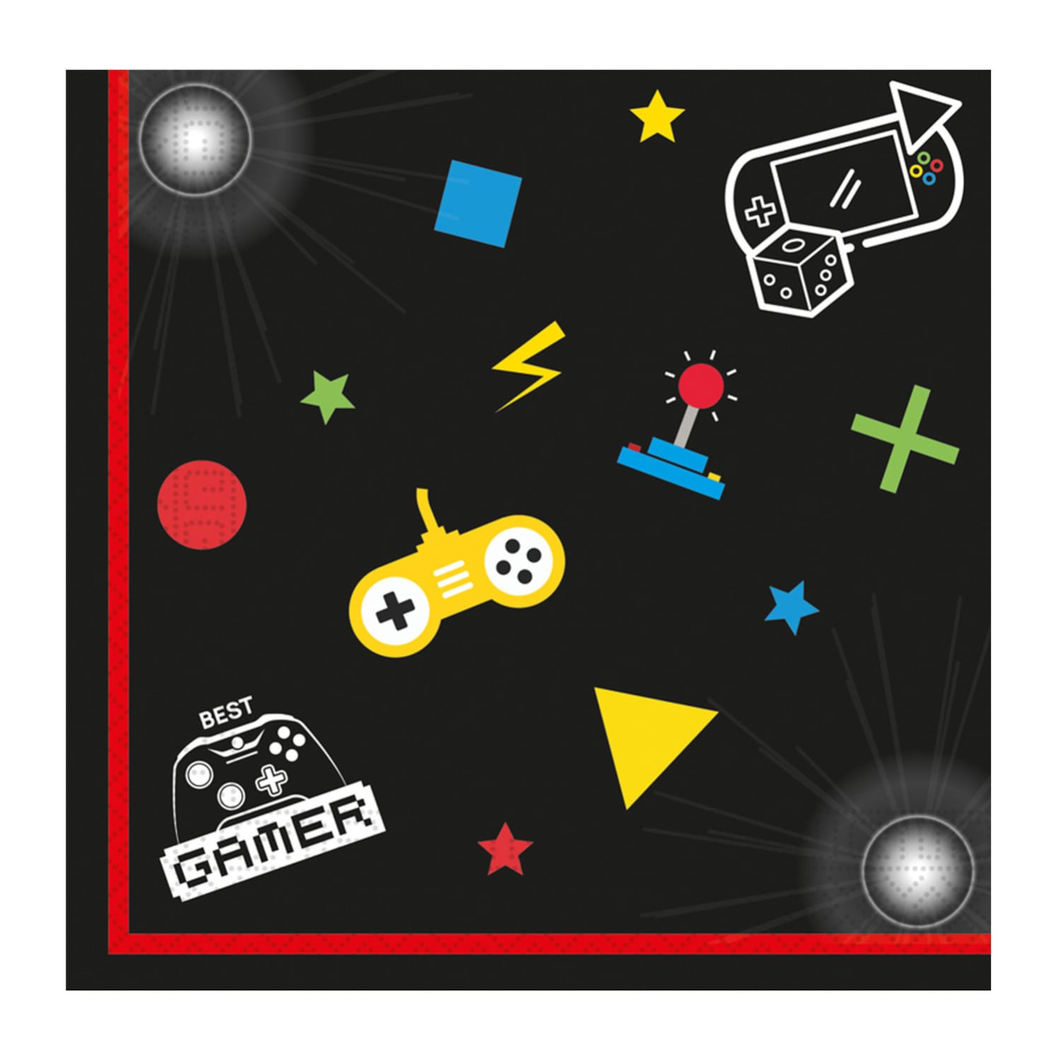 Servet. GAMING FSC, 33x33 cm, 2 sl., 20 vnt.