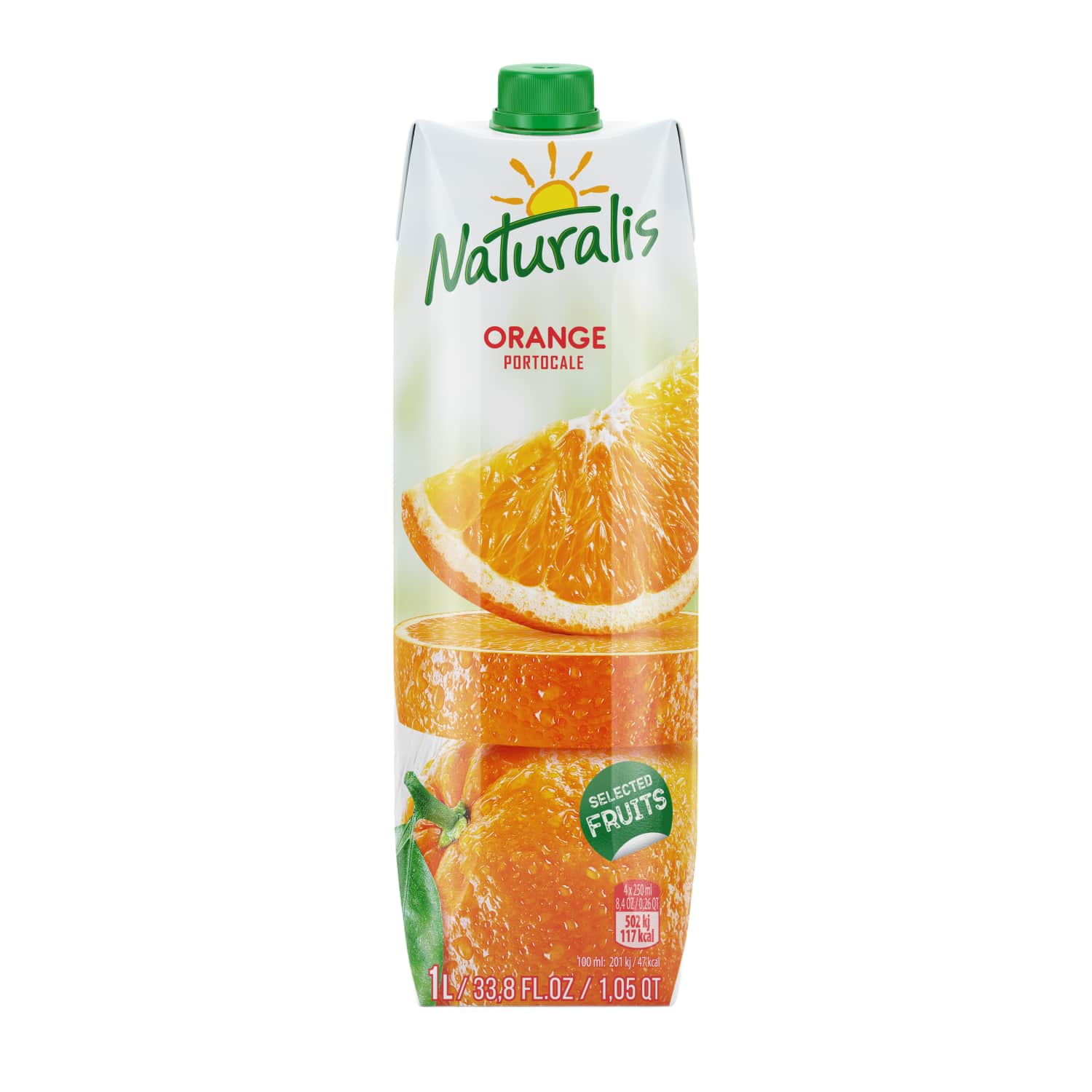 Gaiv. gėrimas su apelsinų sult. NATURALIS, 1l