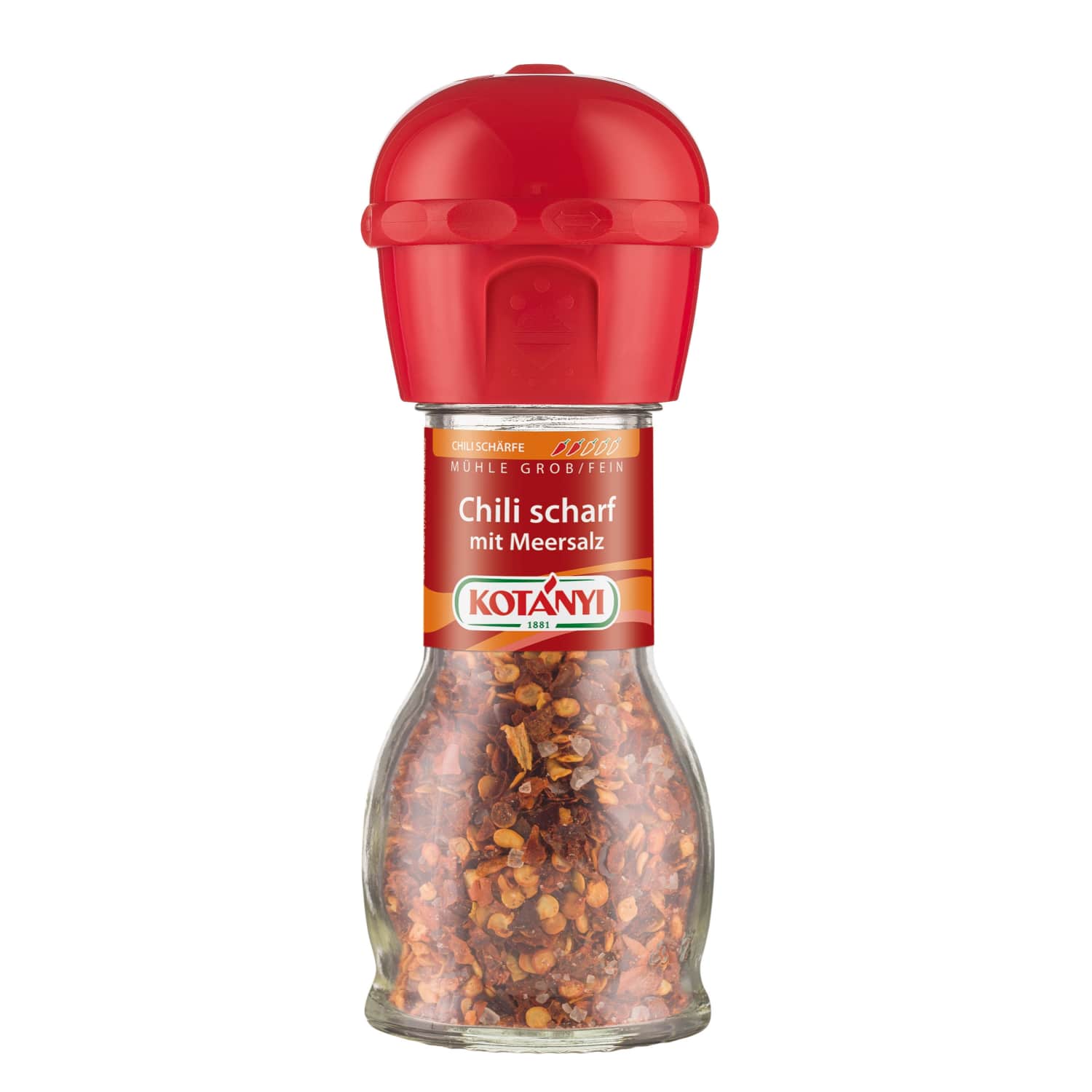 Hot peppers KOTANYI in grinder, 34g