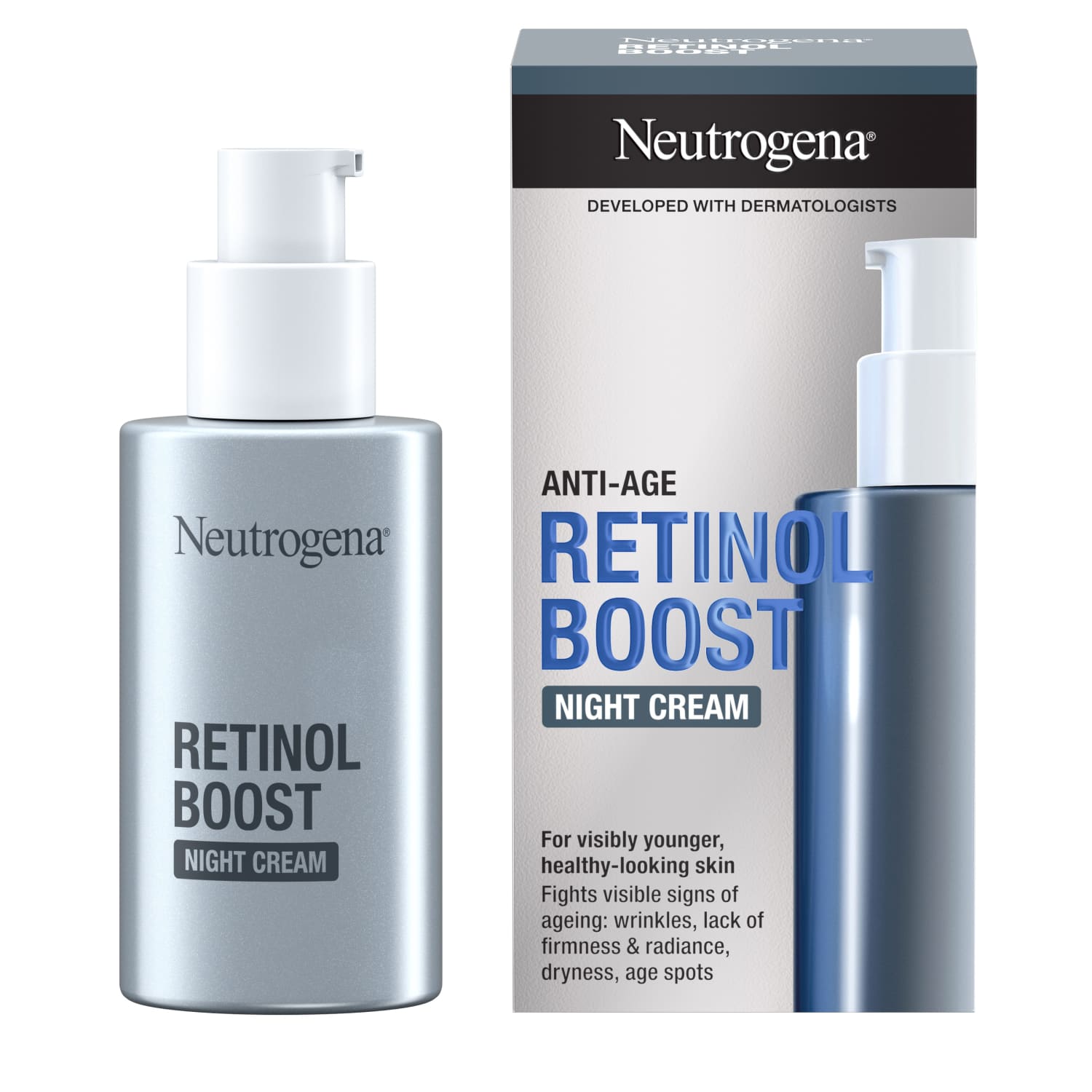 Night face cream NEUTROGENA RETINOL BOOST, 50ml