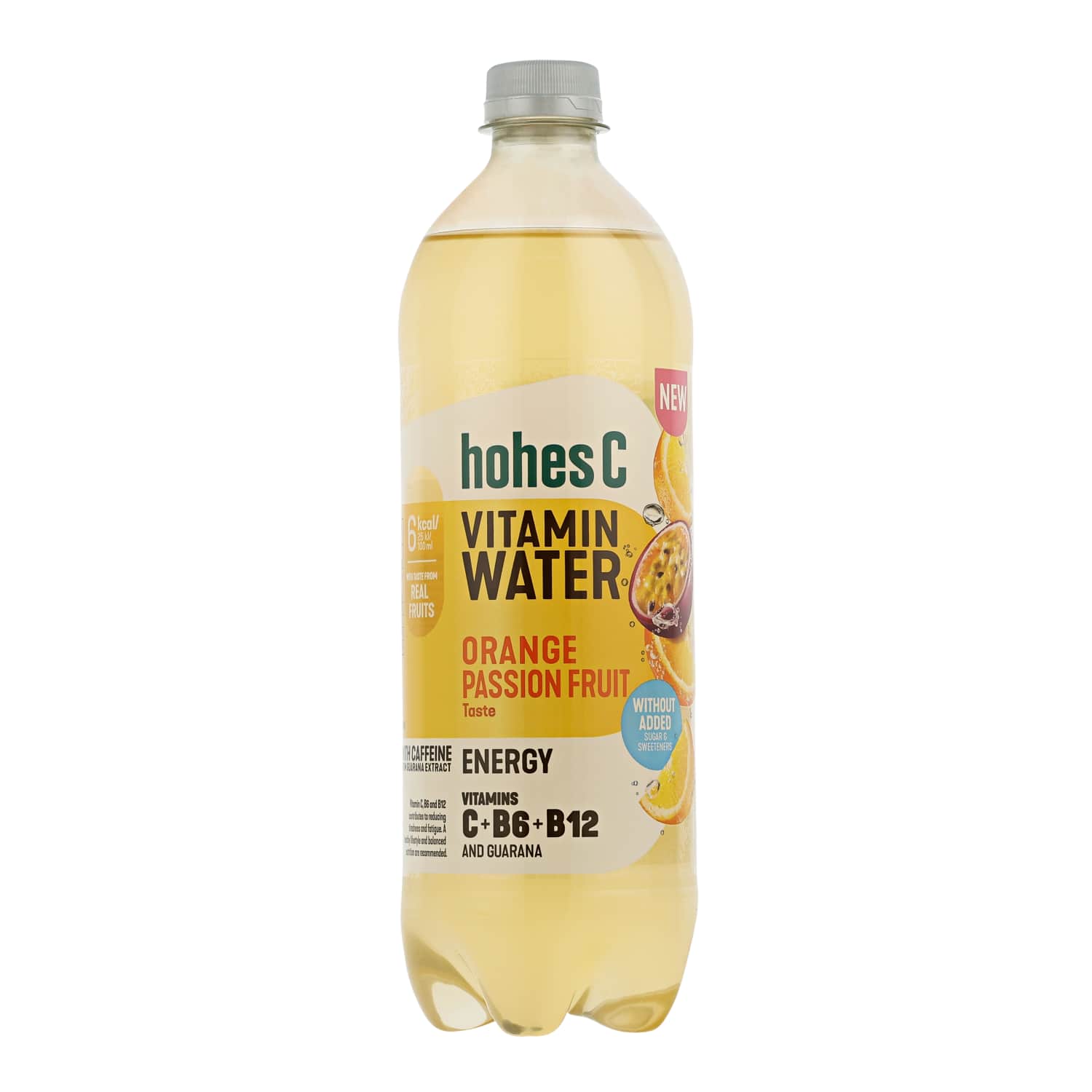 Vanduo ORANGE PASSION. HOHES C ENERGY, 0,75 l