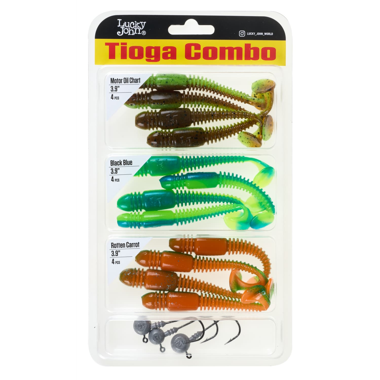 Guminukas Lucky John TIOGA 3.9in SET