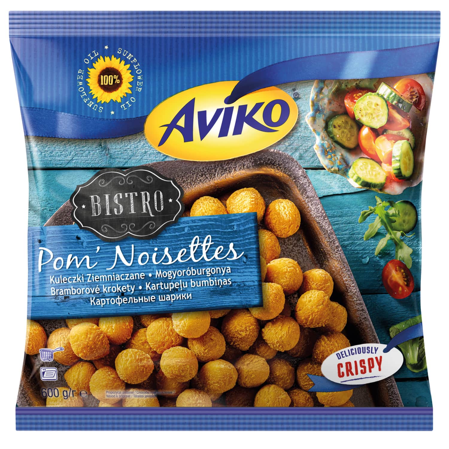 Šaldyti bulvių kamuoliukai AVIKO, 600 g