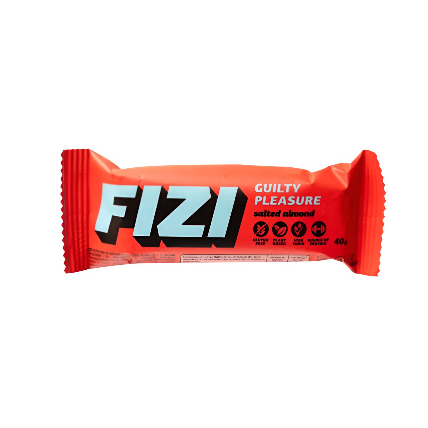 Batonėlis SALTED ALMOND COCO FIZI, 40 g
