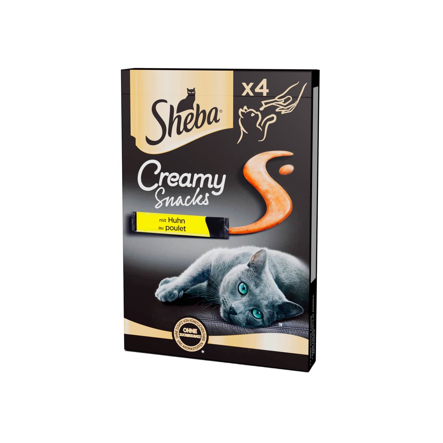 Creamy treats with chicken SHEBA, 4*12 g