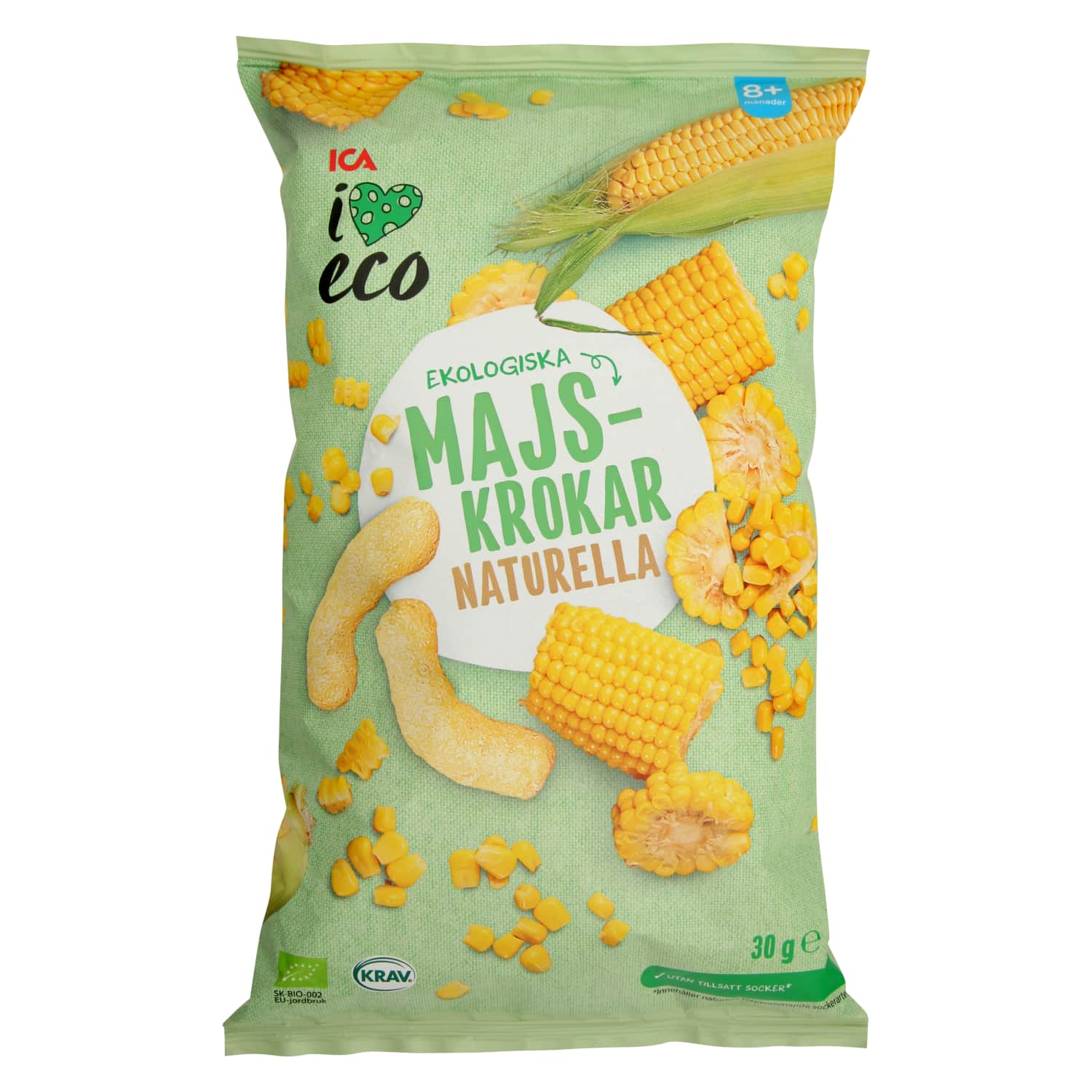 Organic corn I LOVE ECO, 30 g