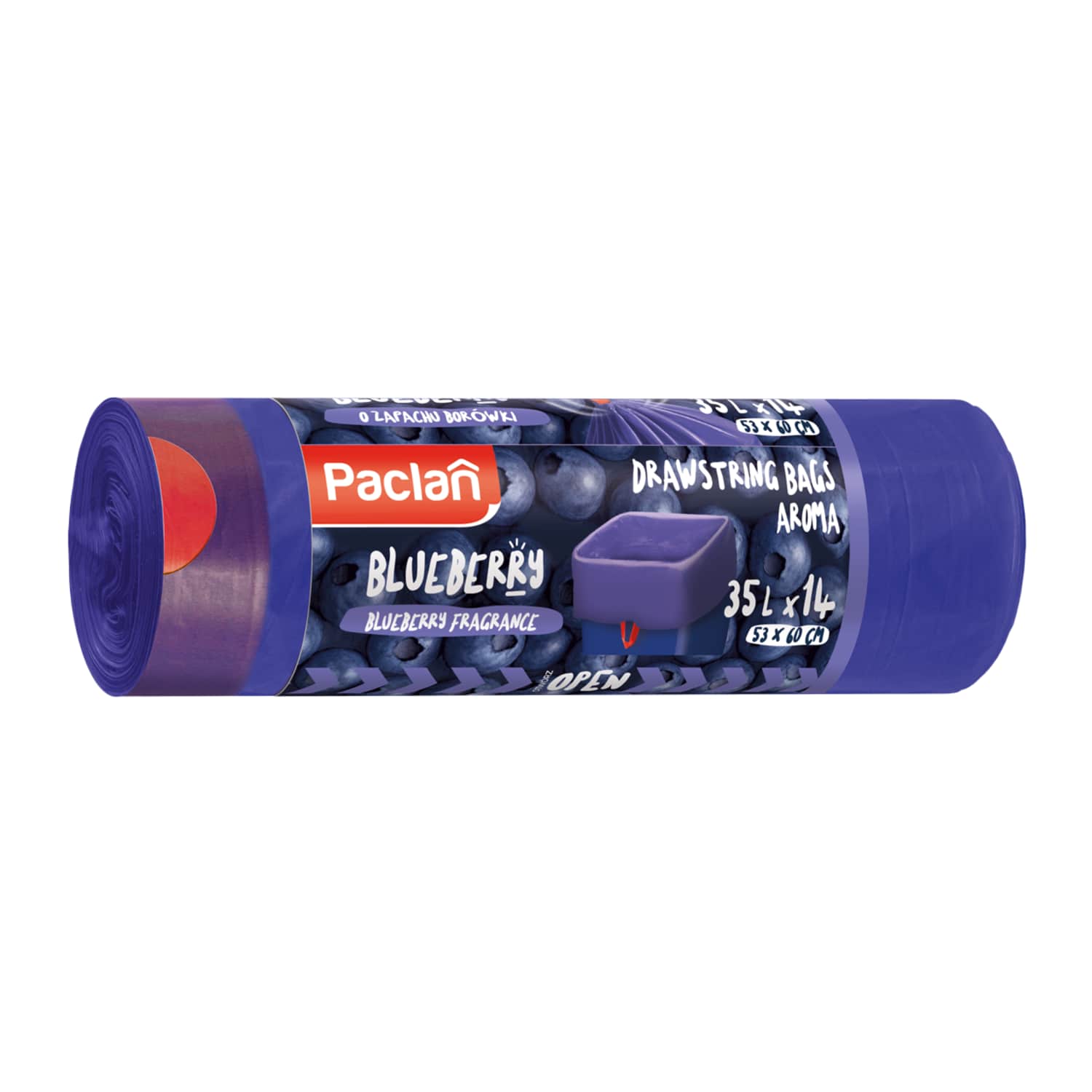 Šiukšlių maišai PACLAN aroma 35L/14vnt