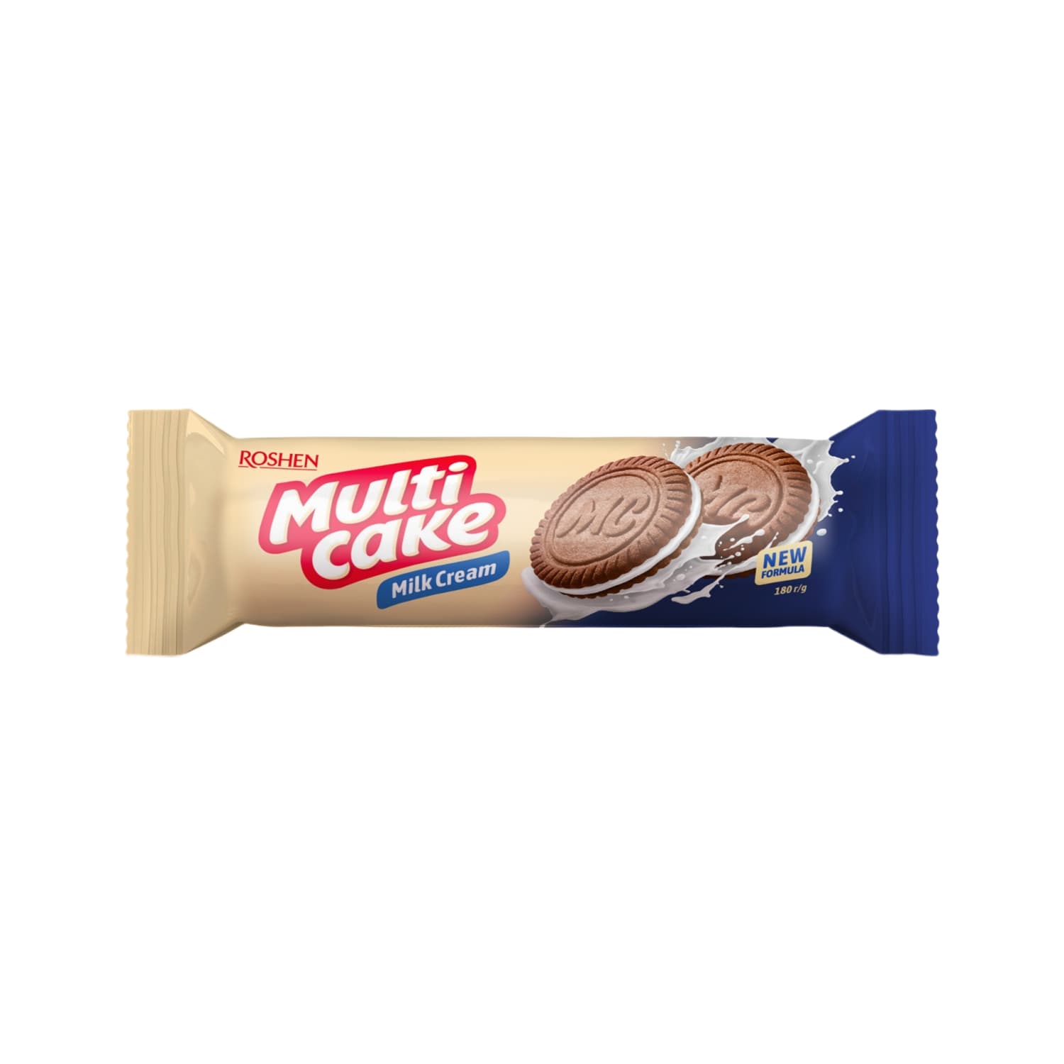 Печенье ROSHEN MULTICAKE, с молочной кремовой начинкой 180 г
