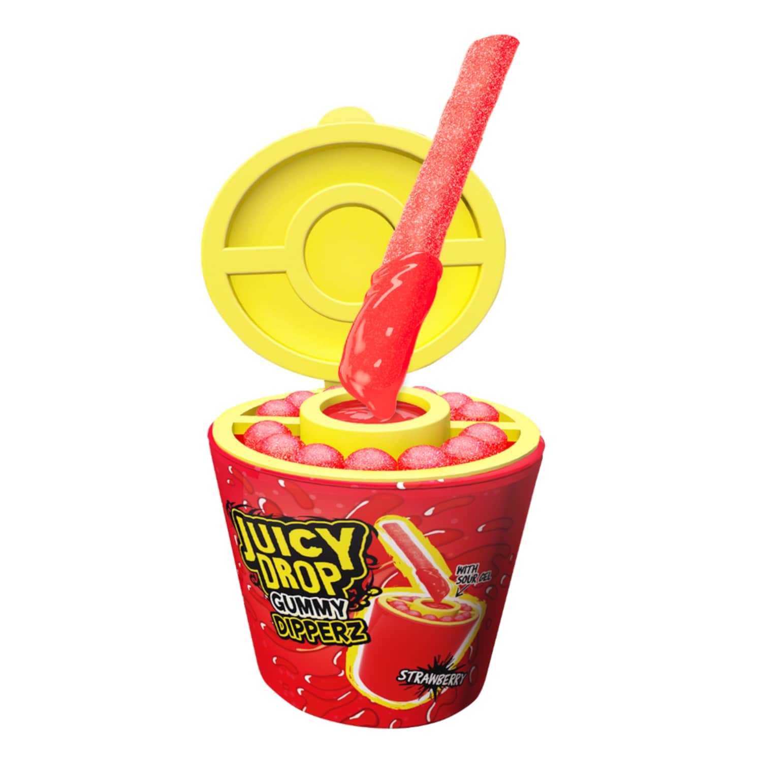 Želė lazdelės BAZOOKA JUICY DROP DIPPERZ, 96g