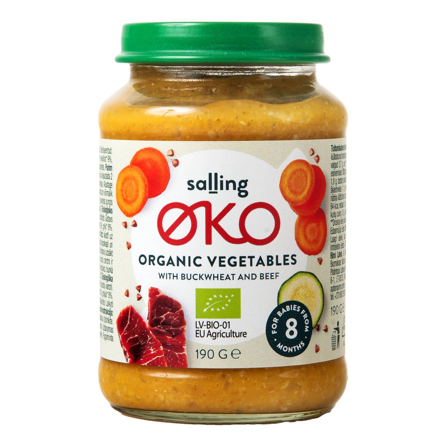Ekol. darž. tyrelė SALLING OKO su jaut., 190g