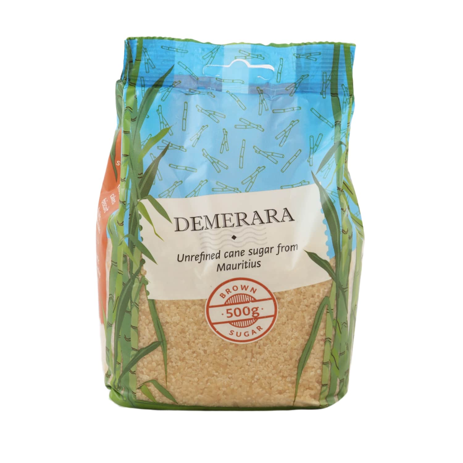 Rudas cukrus DEMERARA, 500 g