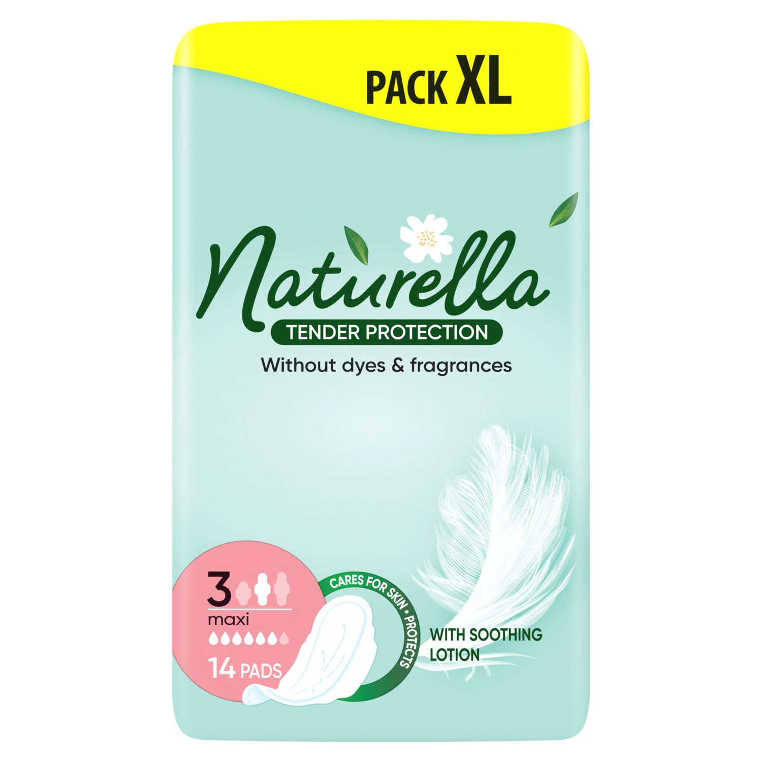 Гигиен. пакеты NATURELLA TENDER PR., S3, 14 шт.