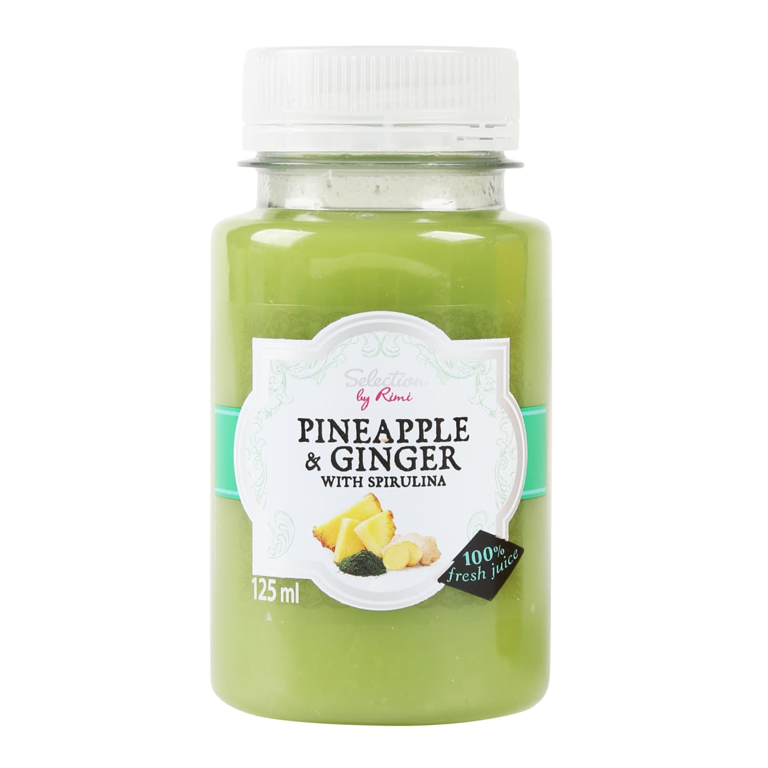 Pineapple ginger juice SELECTION BY RIMI, 125 ml