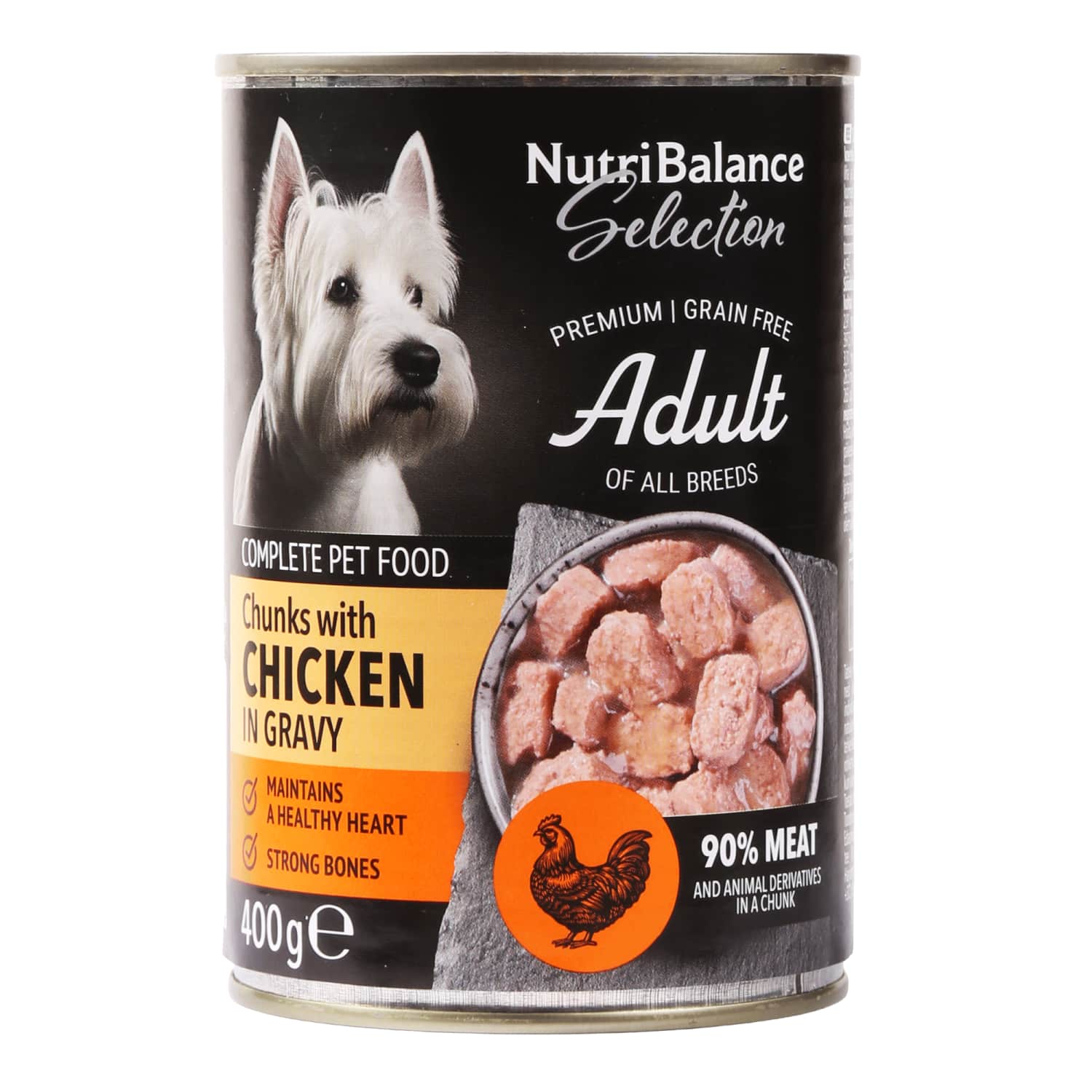 Dog food NUTRIBALANCE SEL., chicken, 400 g