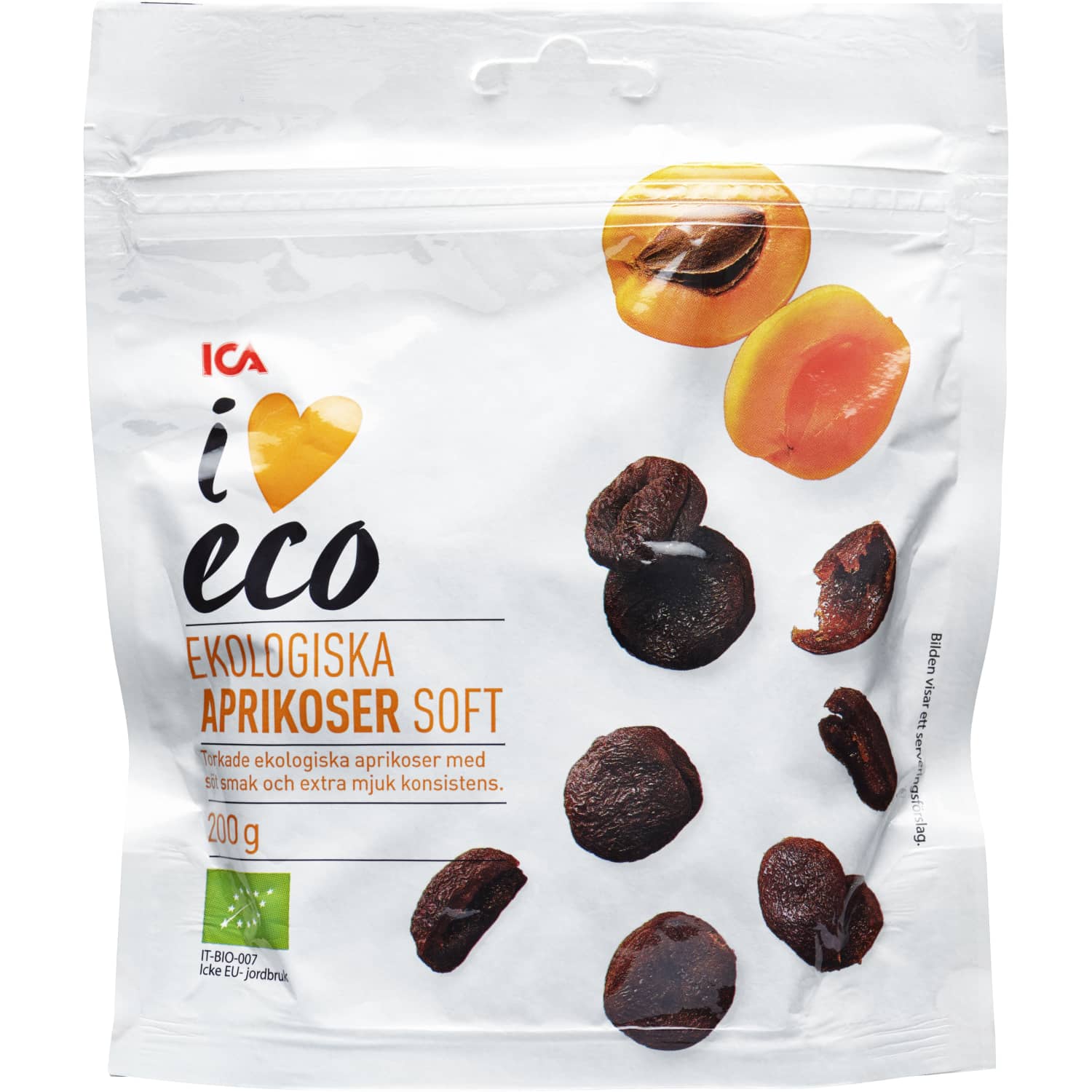 Сушеные абрикосы I LOVE ECO, 200г