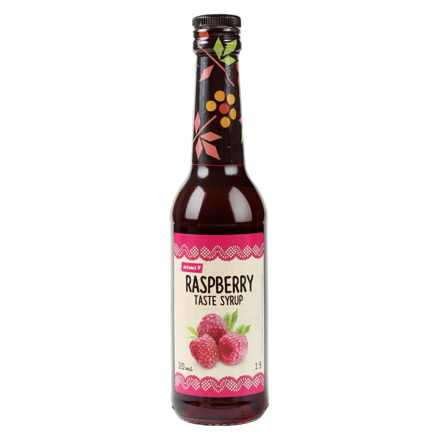 Aviečių skonio sirupas RIMI, 320 ml