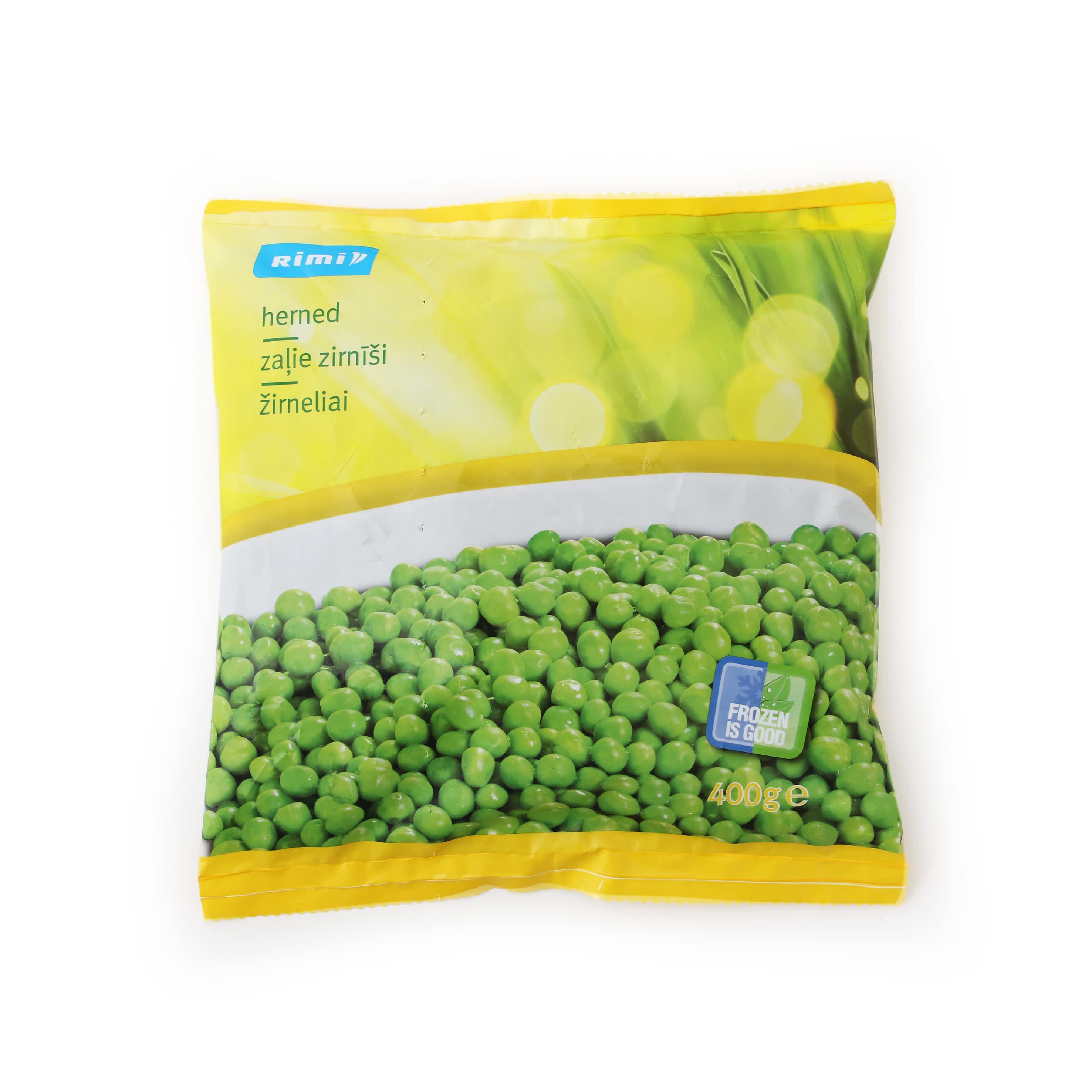 Greitai užšaldyti žirneliai RIMI, 400 g