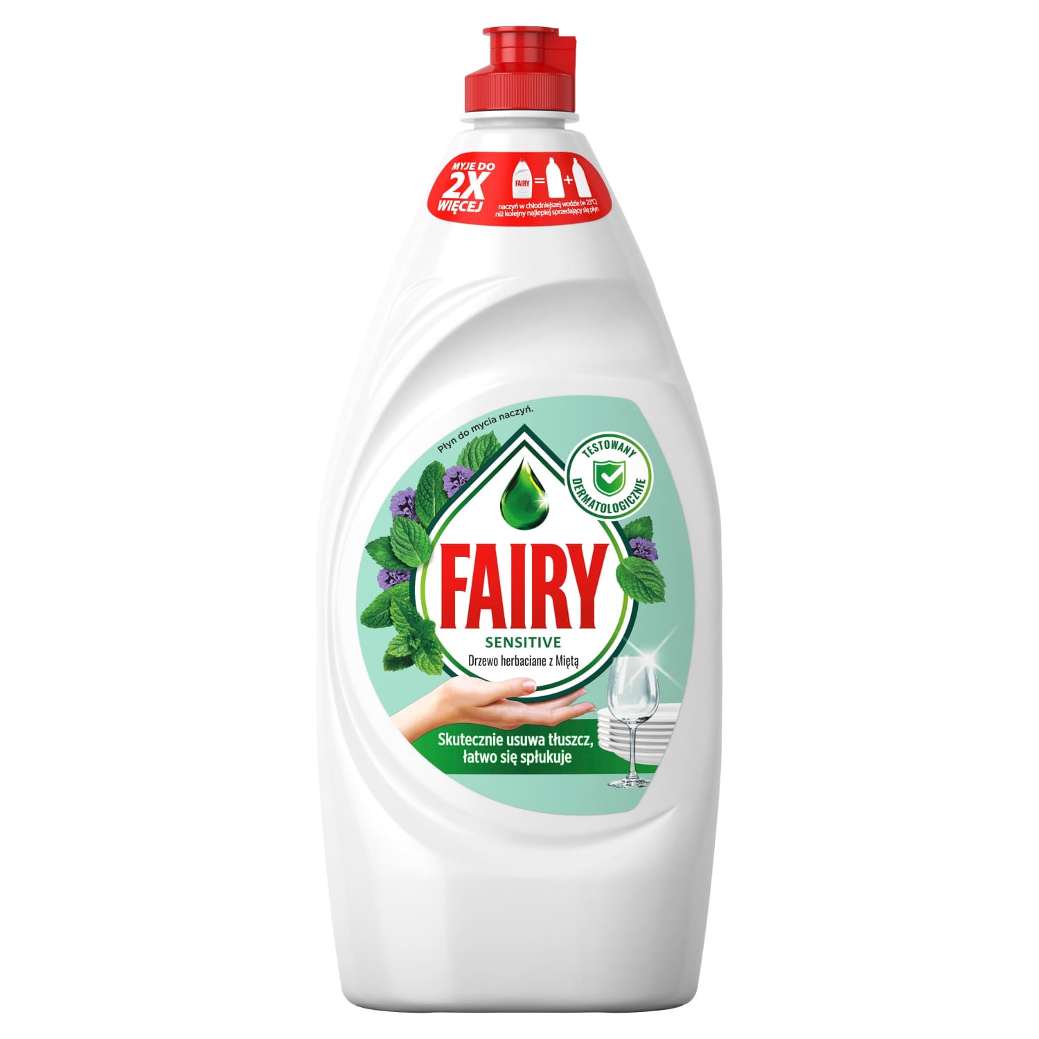 Dishwashing liquid FAIRY SENS. TEA TREE& MINT, 900 ml