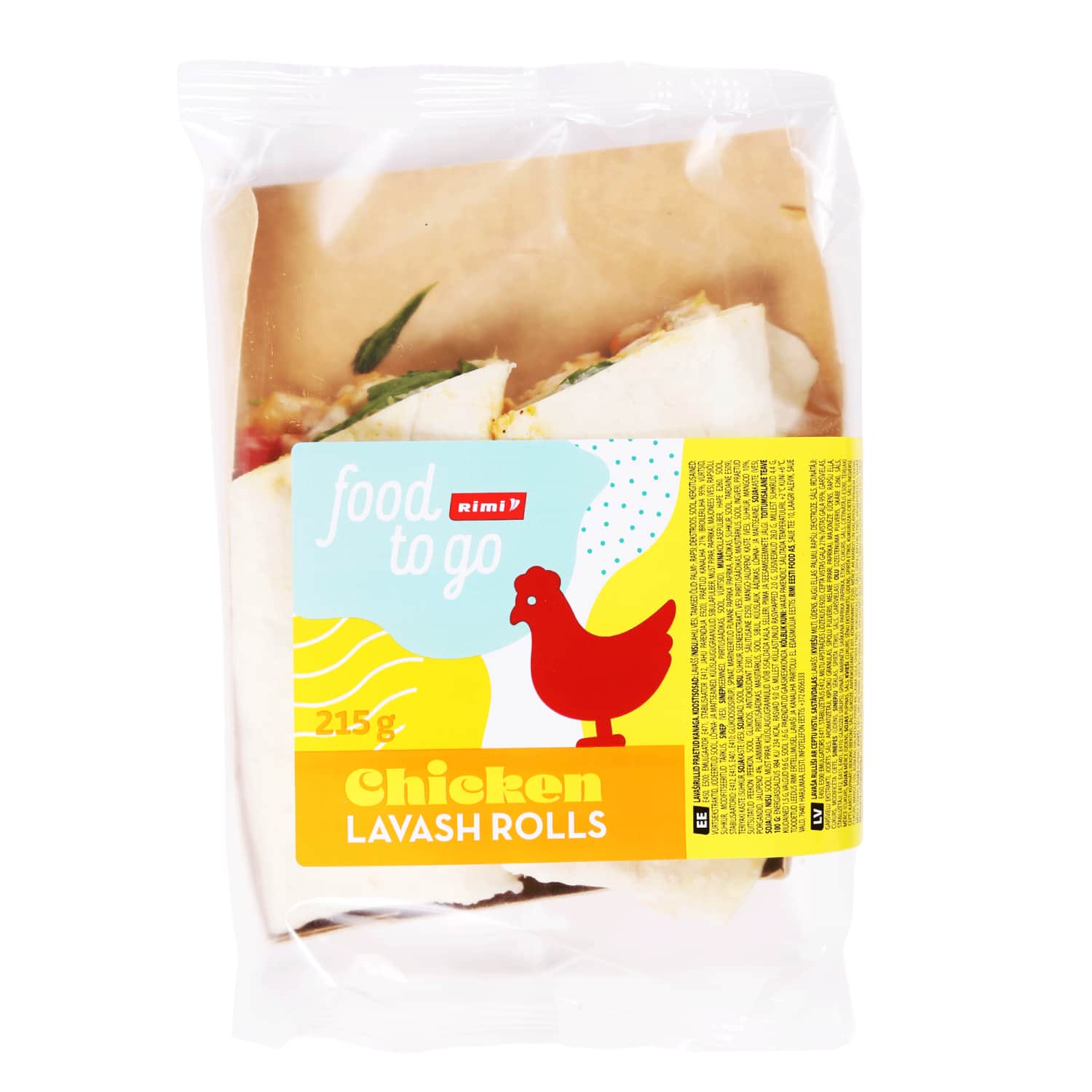 Lavašas su kepta vištiena RIMI EXPRESS, 215 g