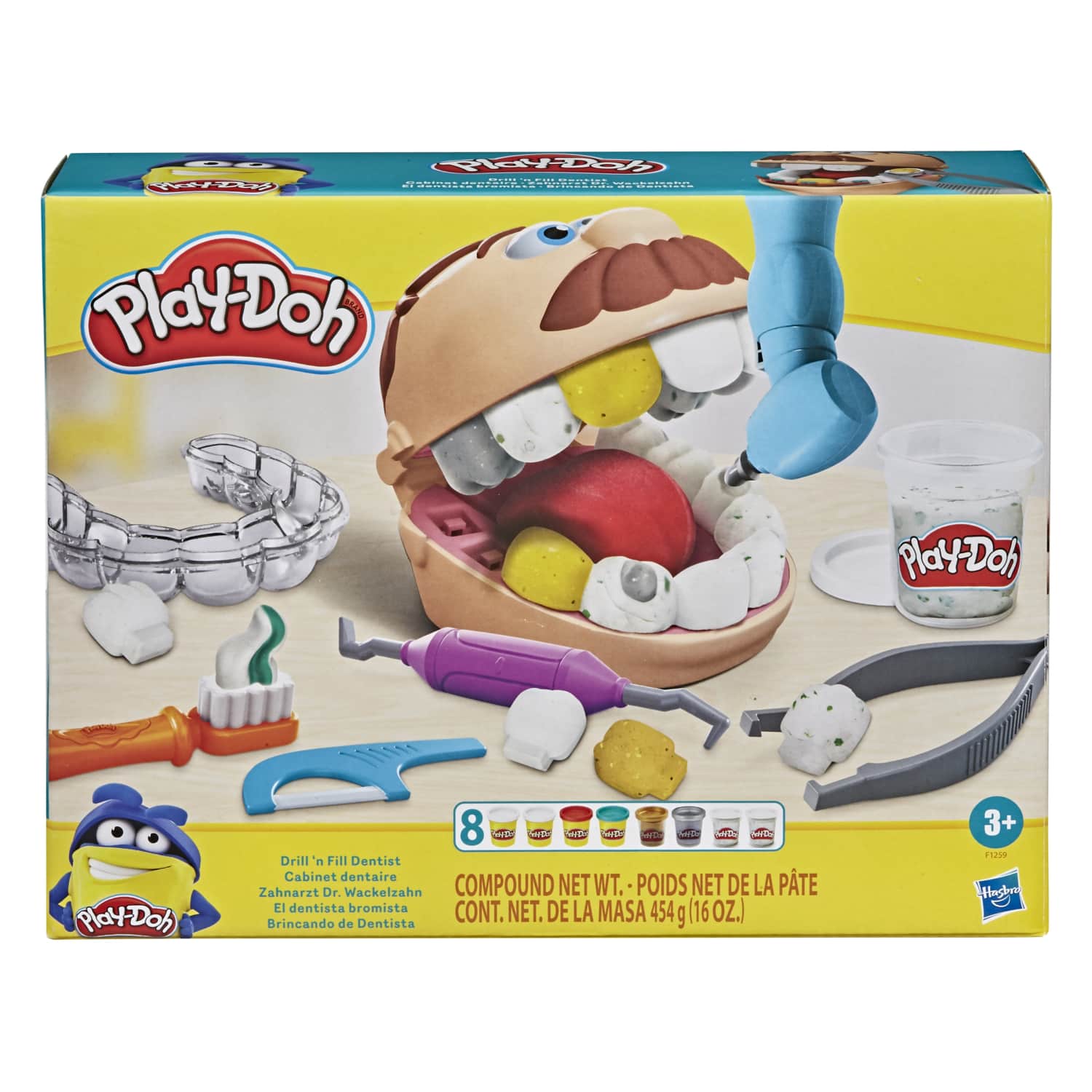 Žaislinis odontologo rinkinys PLAY DOH F1259