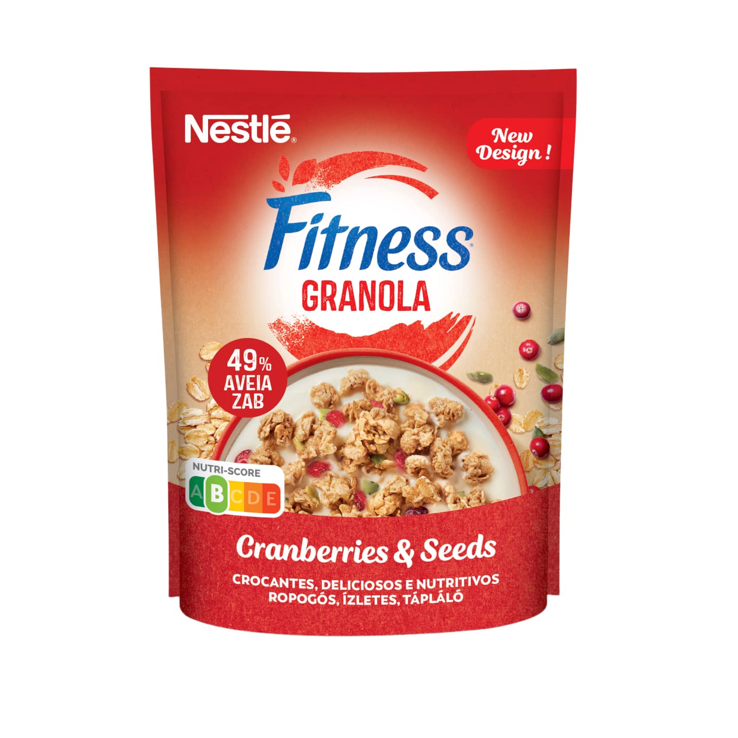 Granola su spanguolėmis NESTLE FITNESS, 300 g
