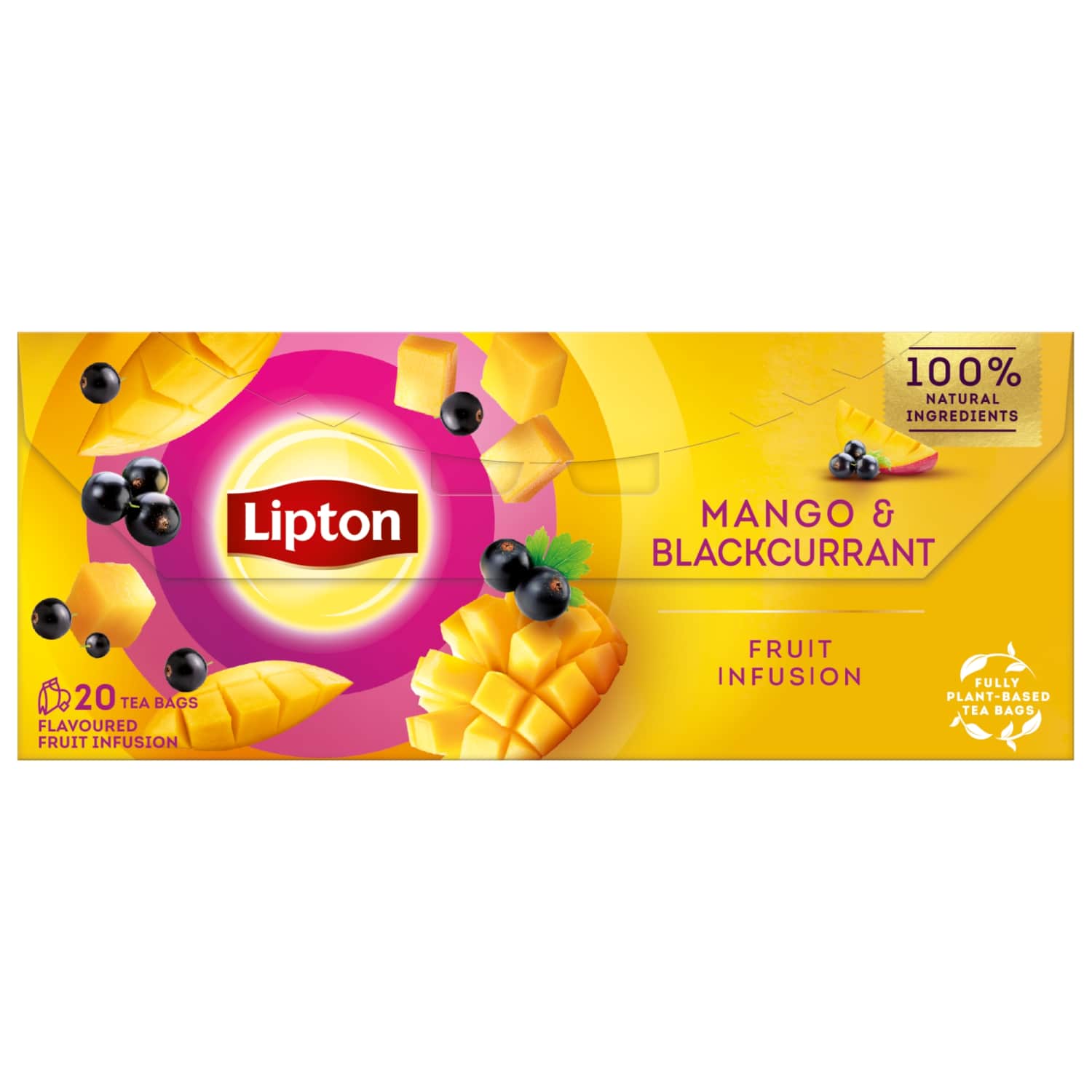 Чай с манго и черной смородиной LIPTON, 20 шт.