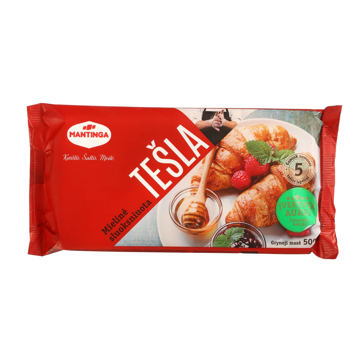 Puff pastry yeast dough MANTINGA, 500 g