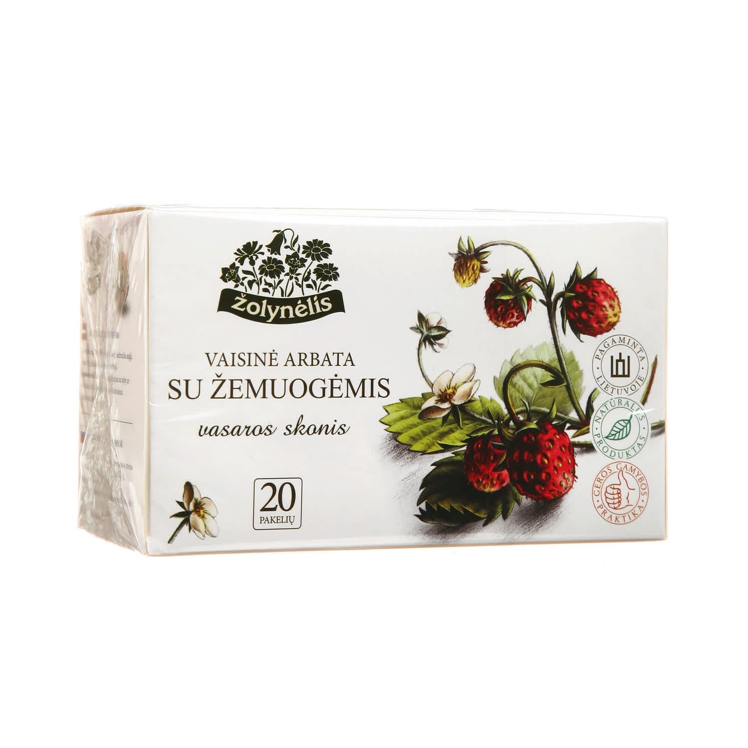 Fruit Tea with Strawberries HERB BUDS, 20 pcs., 50 g