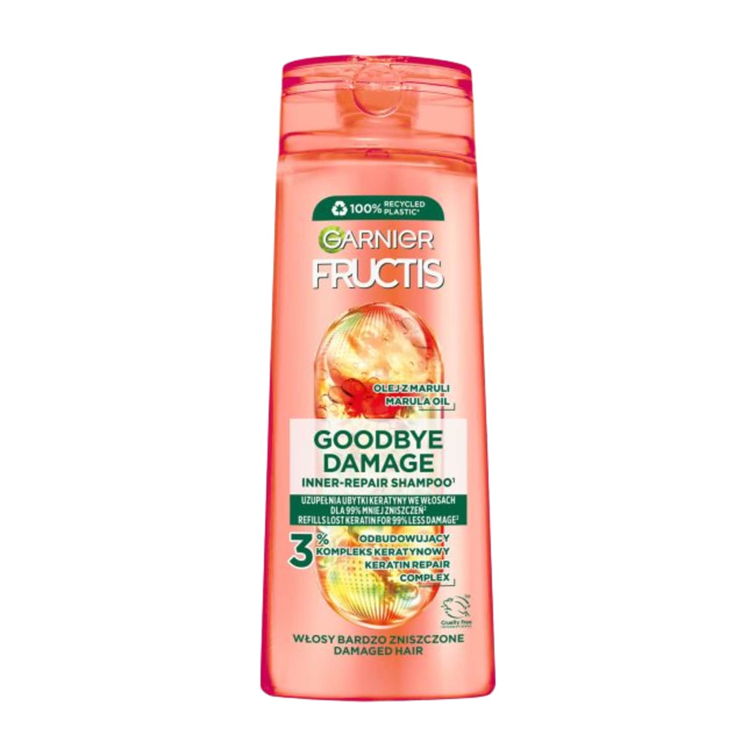 Шампунь GARNIER FRUCTIS GOOD BYE DAMAG., 400мл