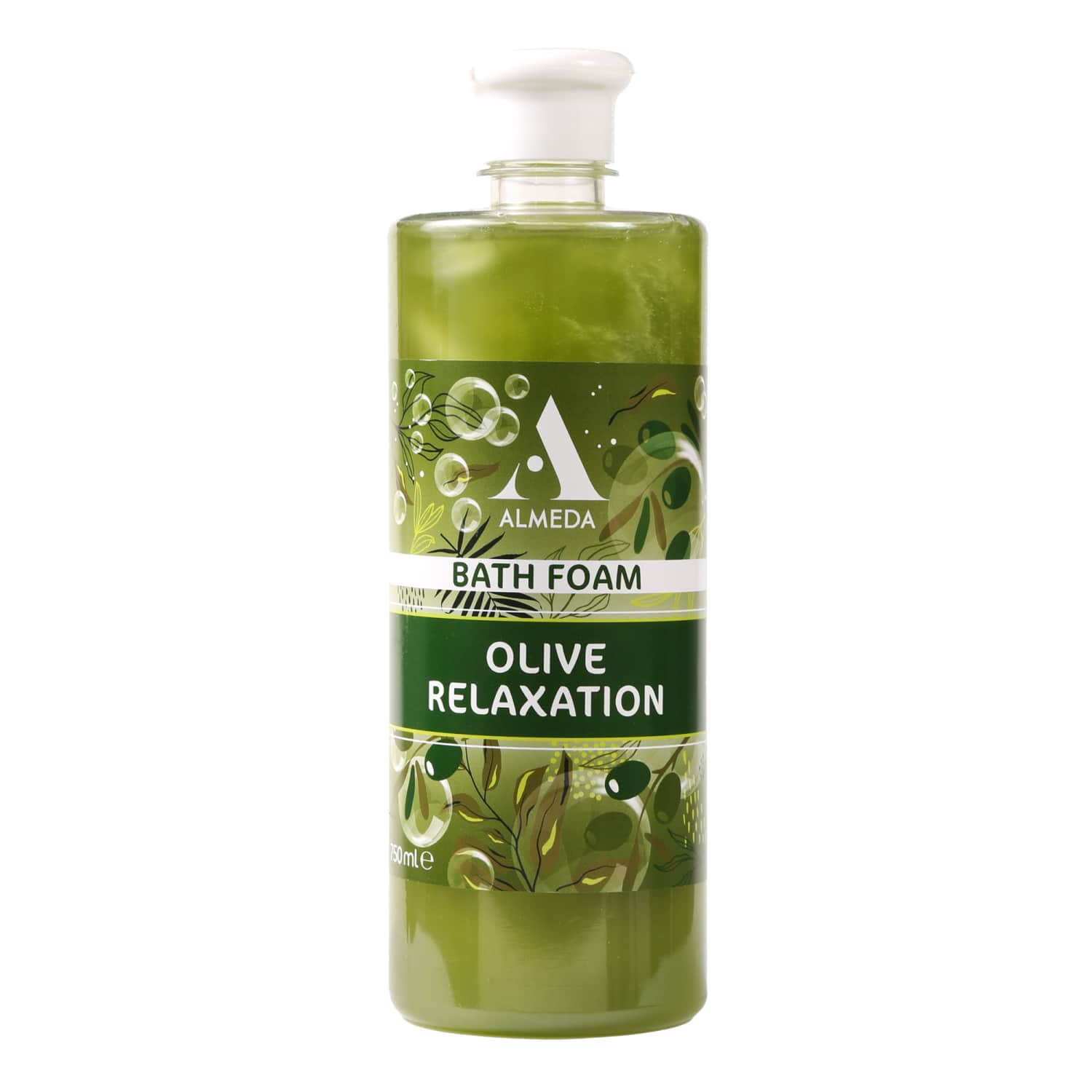 Vonios putos ALMEDA OLIVE RELAXATION, 750ml