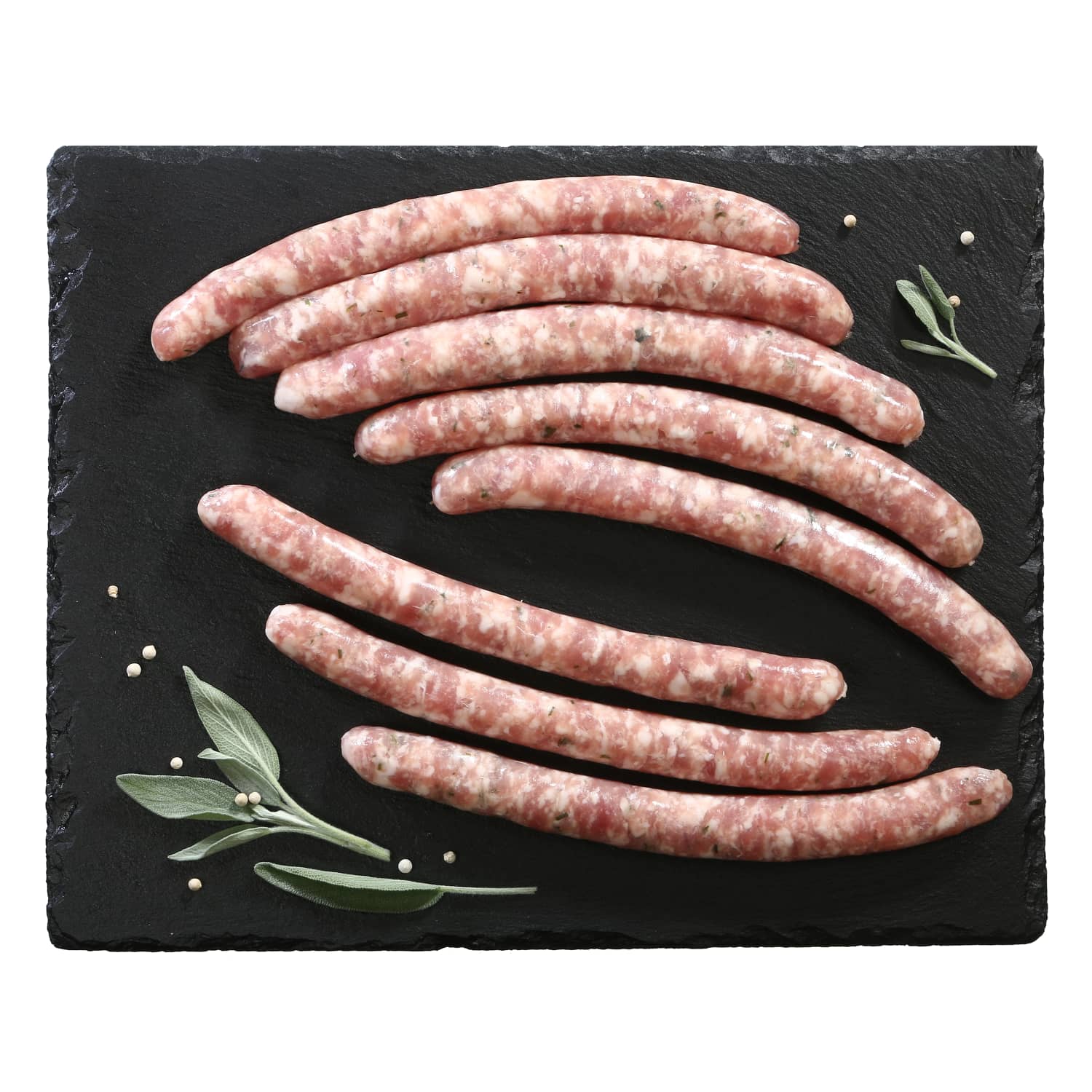 Cooked pork sausages, 1 kg
