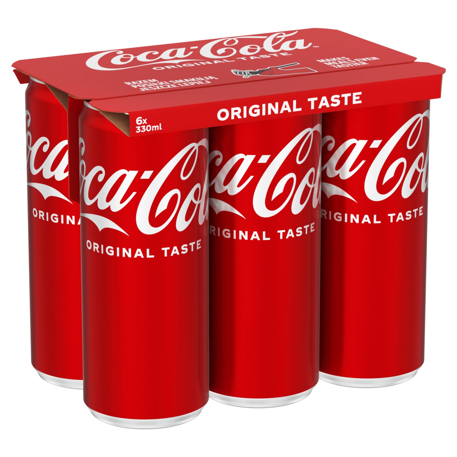 Gazuotas gaivusis gėrimas COCA-COLA, 6x0,33 l