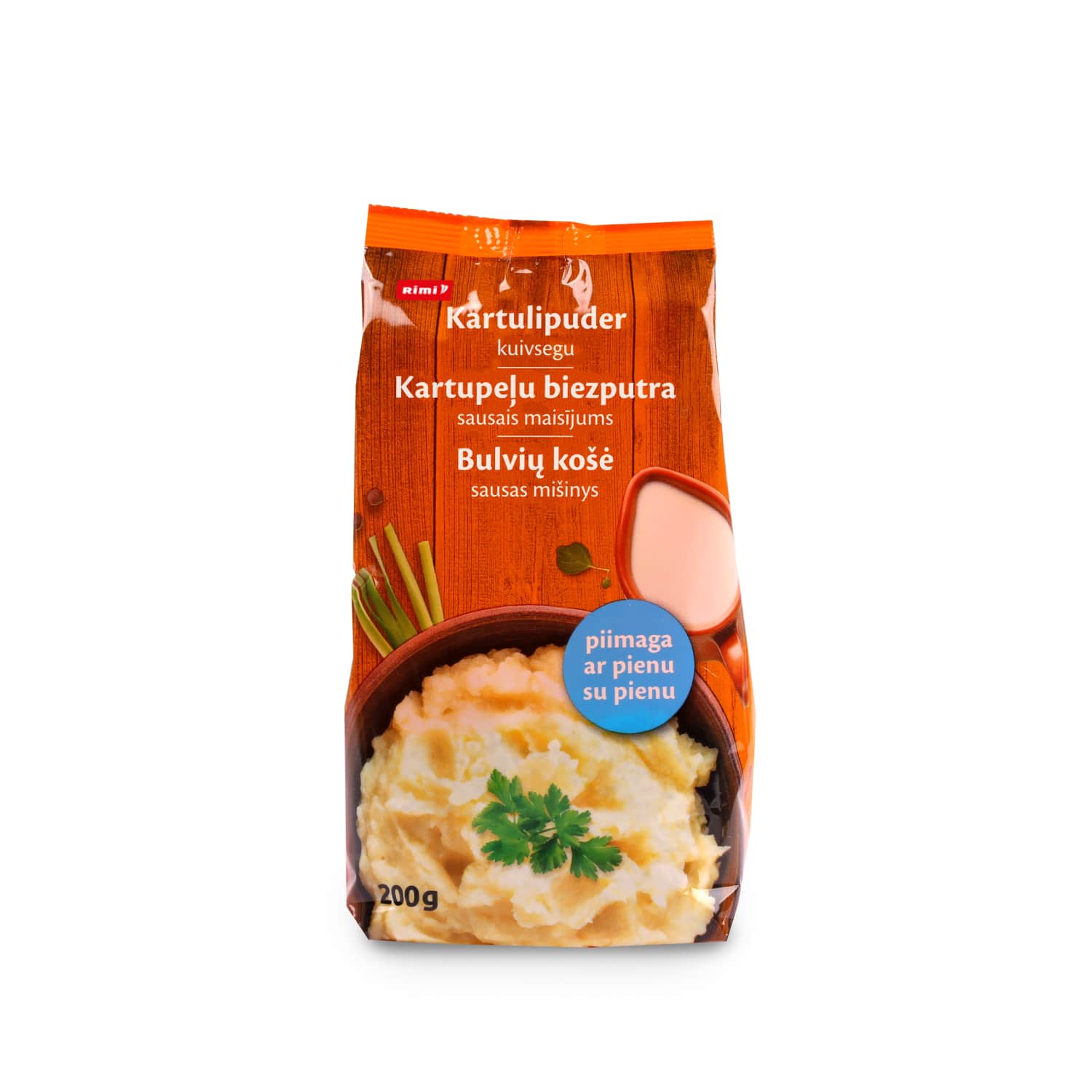 Bulvių košė su pienu RIMI, 200g