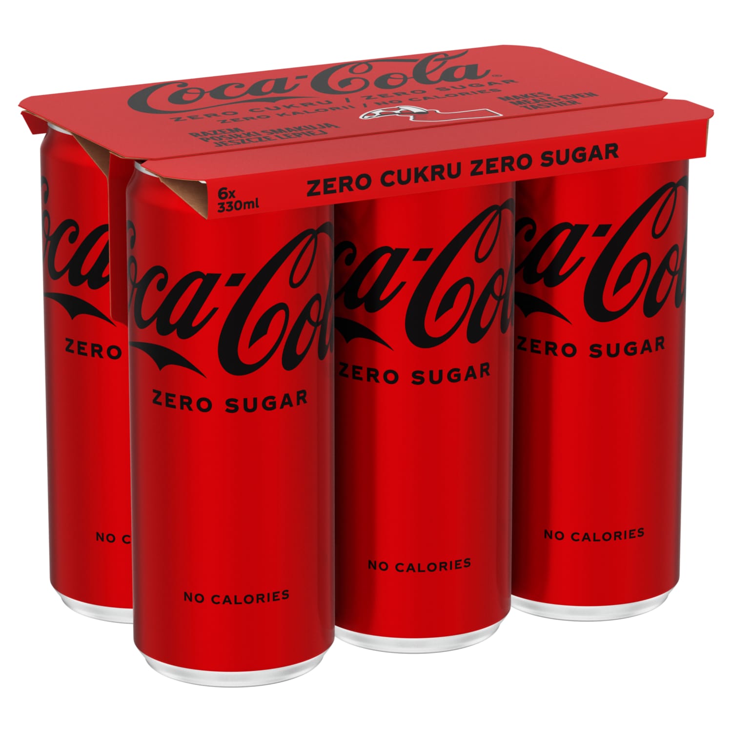 Gaz. gėrimas su sald. COCA-COLA ZERO, 6x0,33l