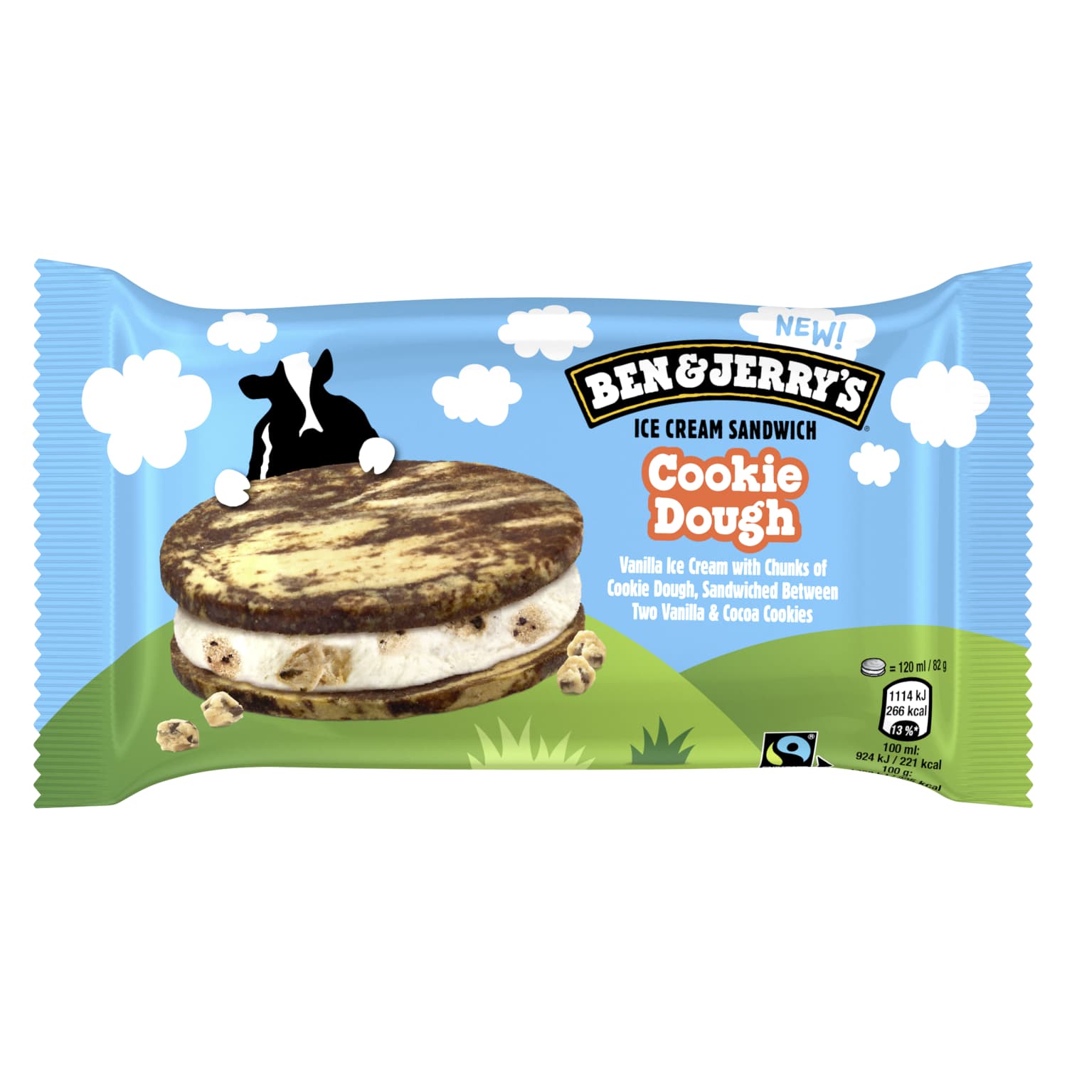 Valg. ledai B&J COOKIE DOUGH, 120 ml / 82 g
